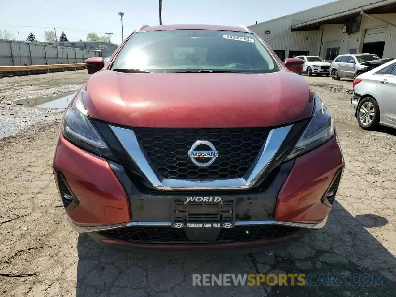 5 Photograph of a damaged car 5N1AZ2MS7KN102690 NISSAN MURANO 2019
