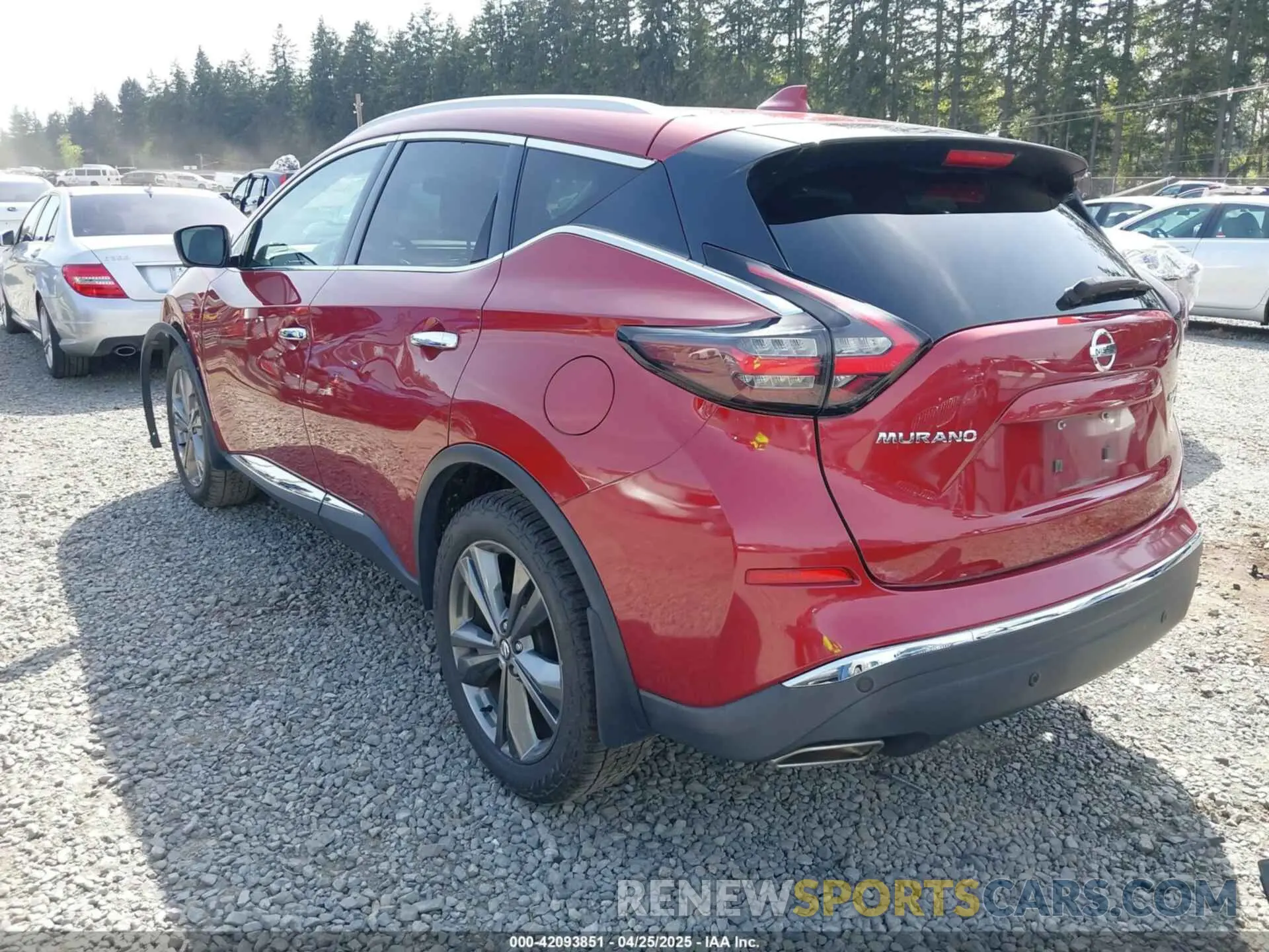 3 Photograph of a damaged car 5N1AZ2MS8KN150005 NISSAN MURANO 2019