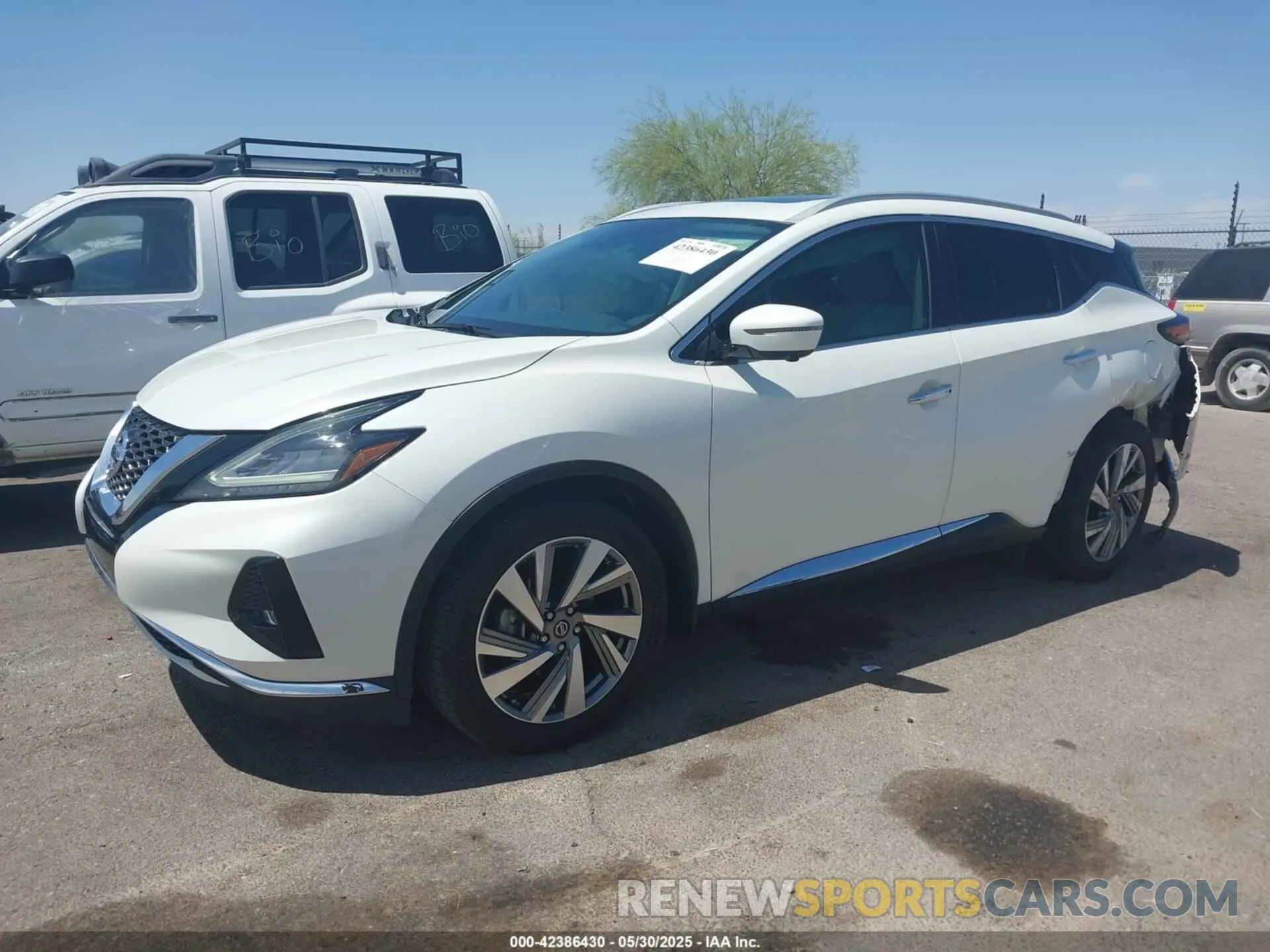 2 Photograph of a damaged car 5N1AZ2MS8KN150506 NISSAN MURANO 2019