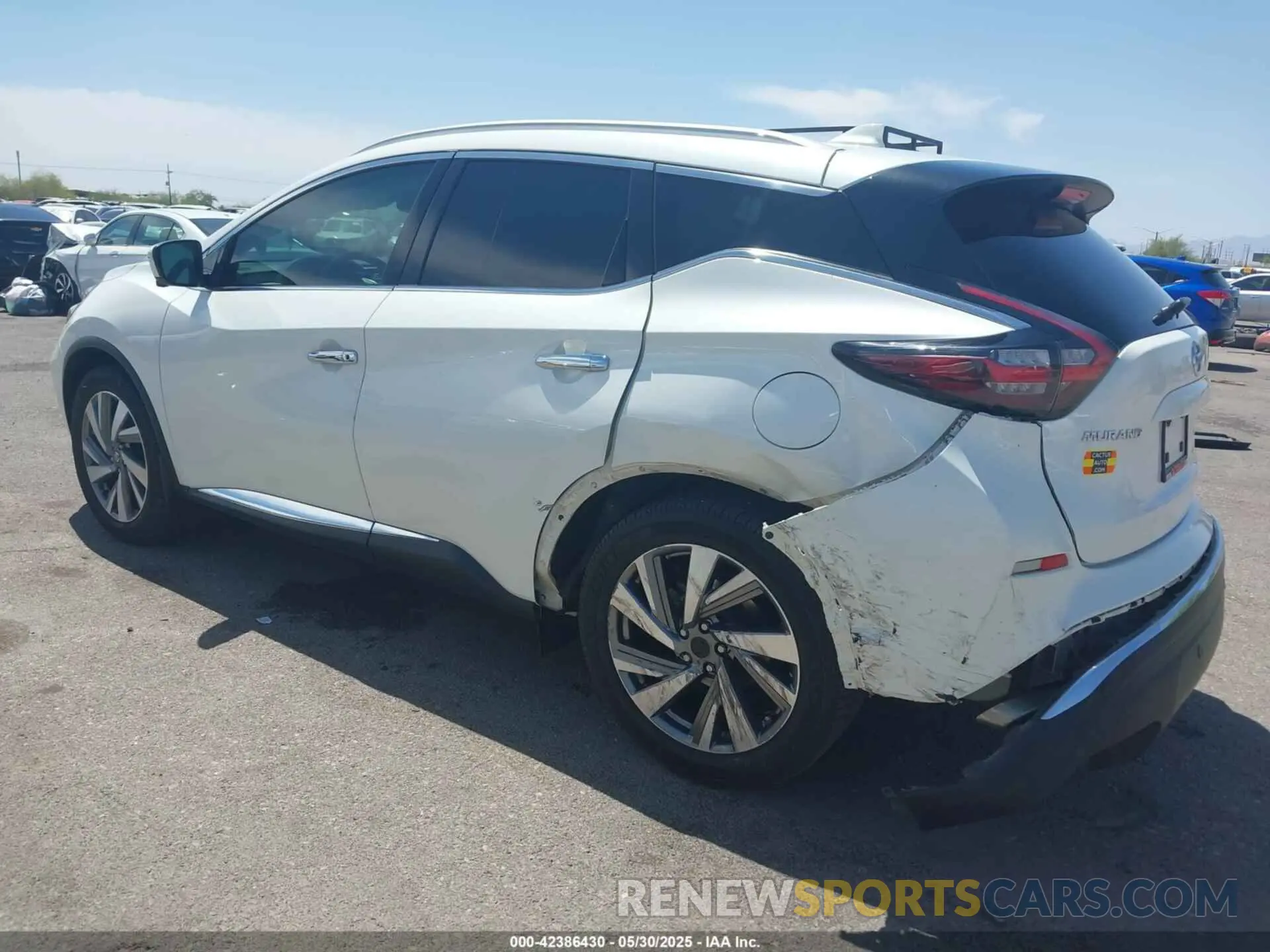3 Photograph of a damaged car 5N1AZ2MS8KN150506 NISSAN MURANO 2019