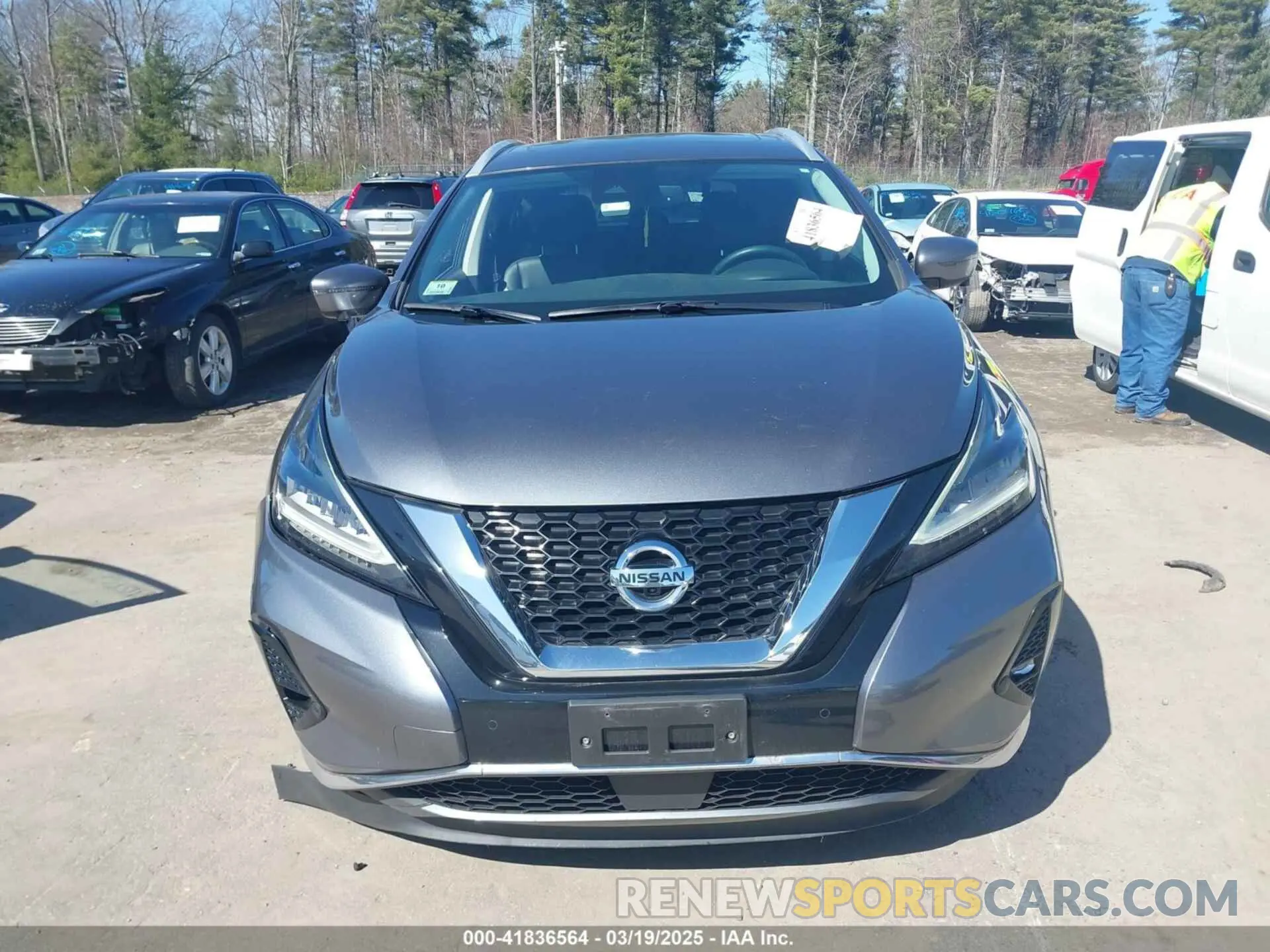 12 Photograph of a damaged car 5N1AZ2MS8KN164437 NISSAN MURANO 2019