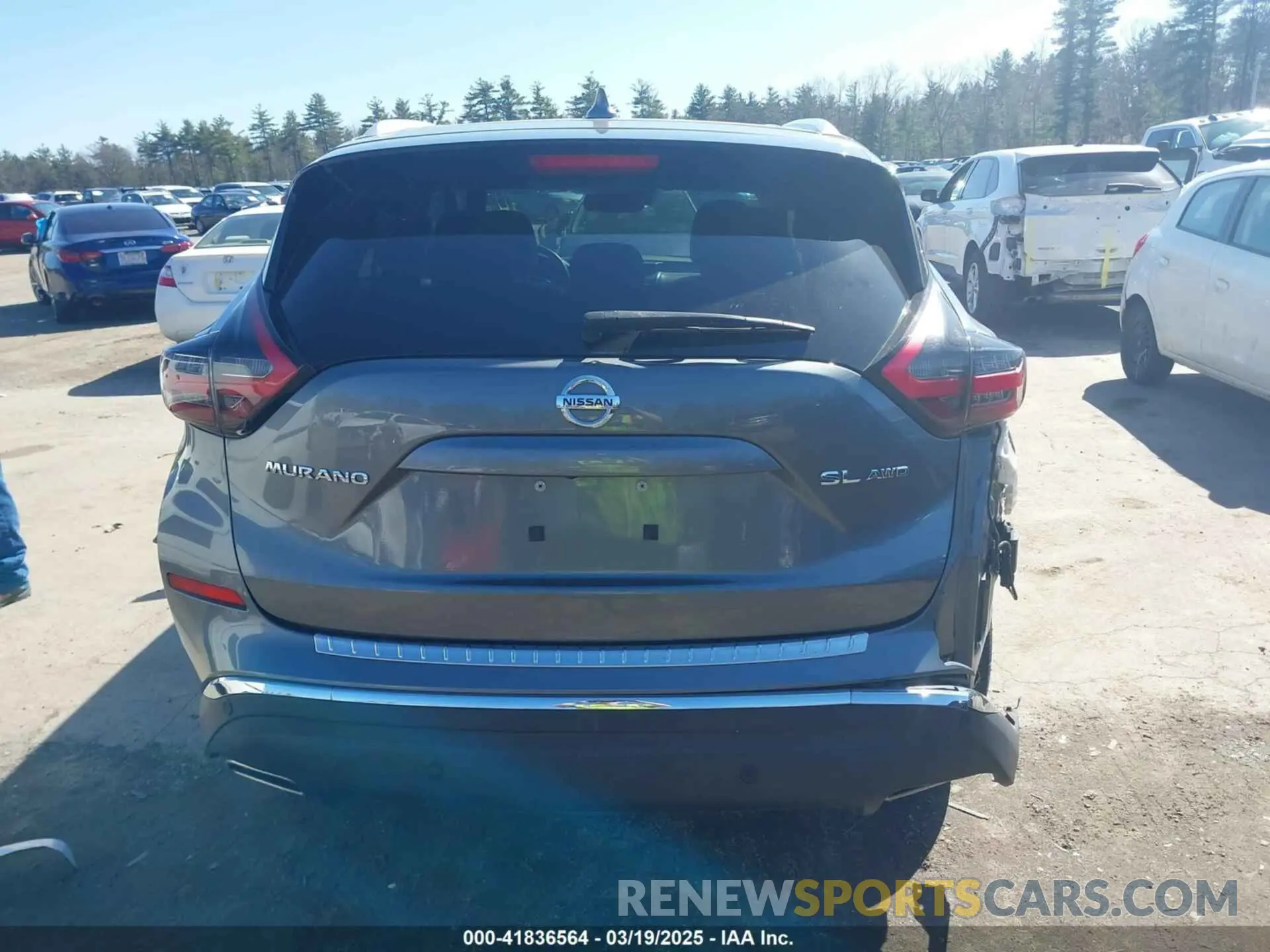 17 Photograph of a damaged car 5N1AZ2MS8KN164437 NISSAN MURANO 2019
