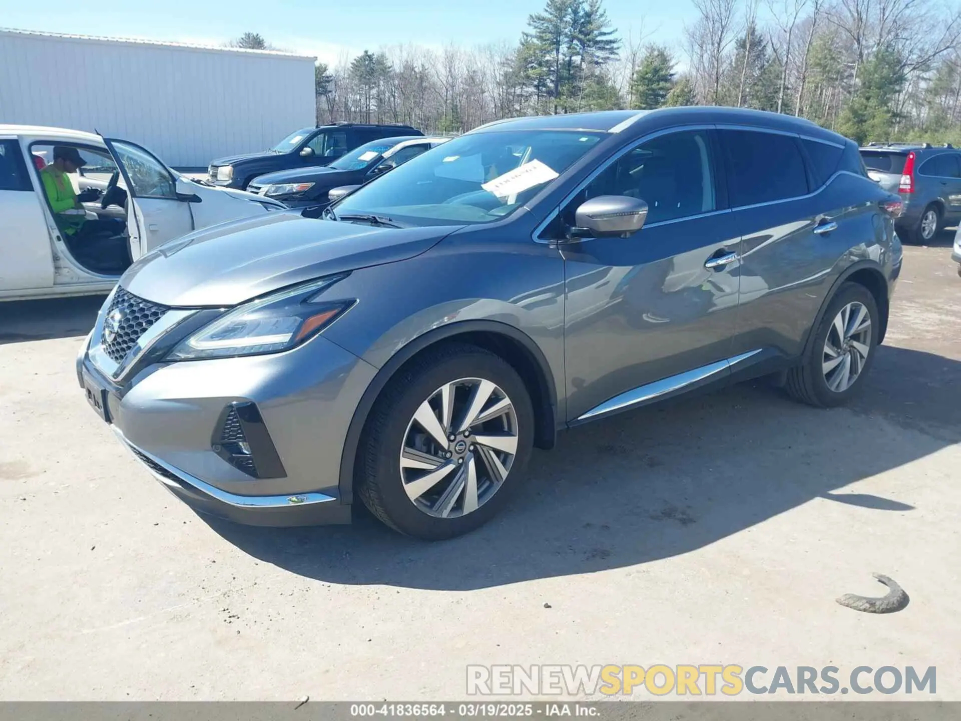 2 Photograph of a damaged car 5N1AZ2MS8KN164437 NISSAN MURANO 2019