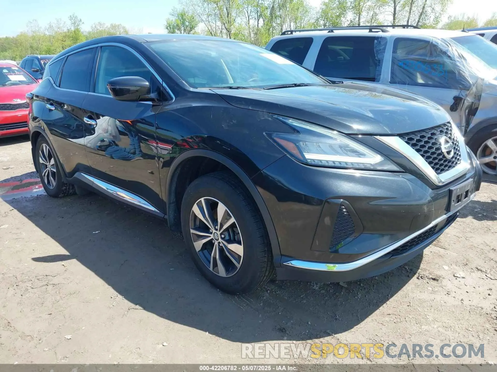 1 Photograph of a damaged car 5N1AZ2MS9KN163569 NISSAN MURANO 2019