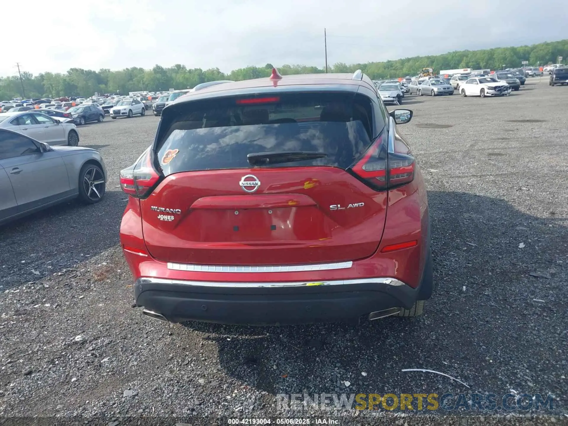 16 Photograph of a damaged car 5N1AZ2MSXKN122450 NISSAN MURANO 2019