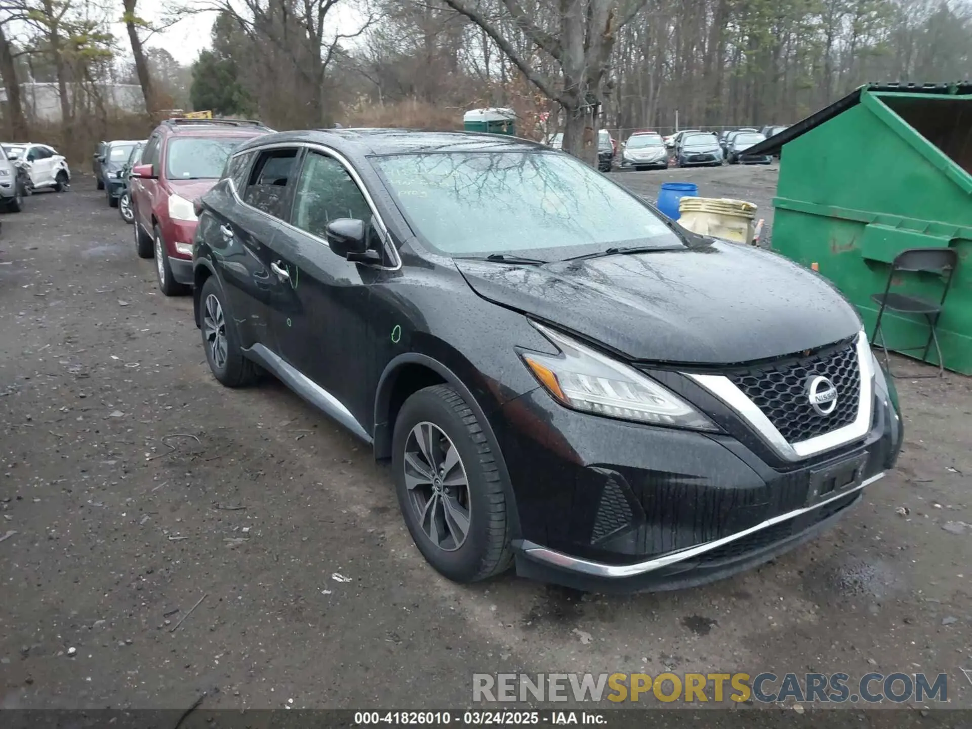1 Photograph of a damaged car 5N1AZ2MSXKN165881 NISSAN MURANO 2019