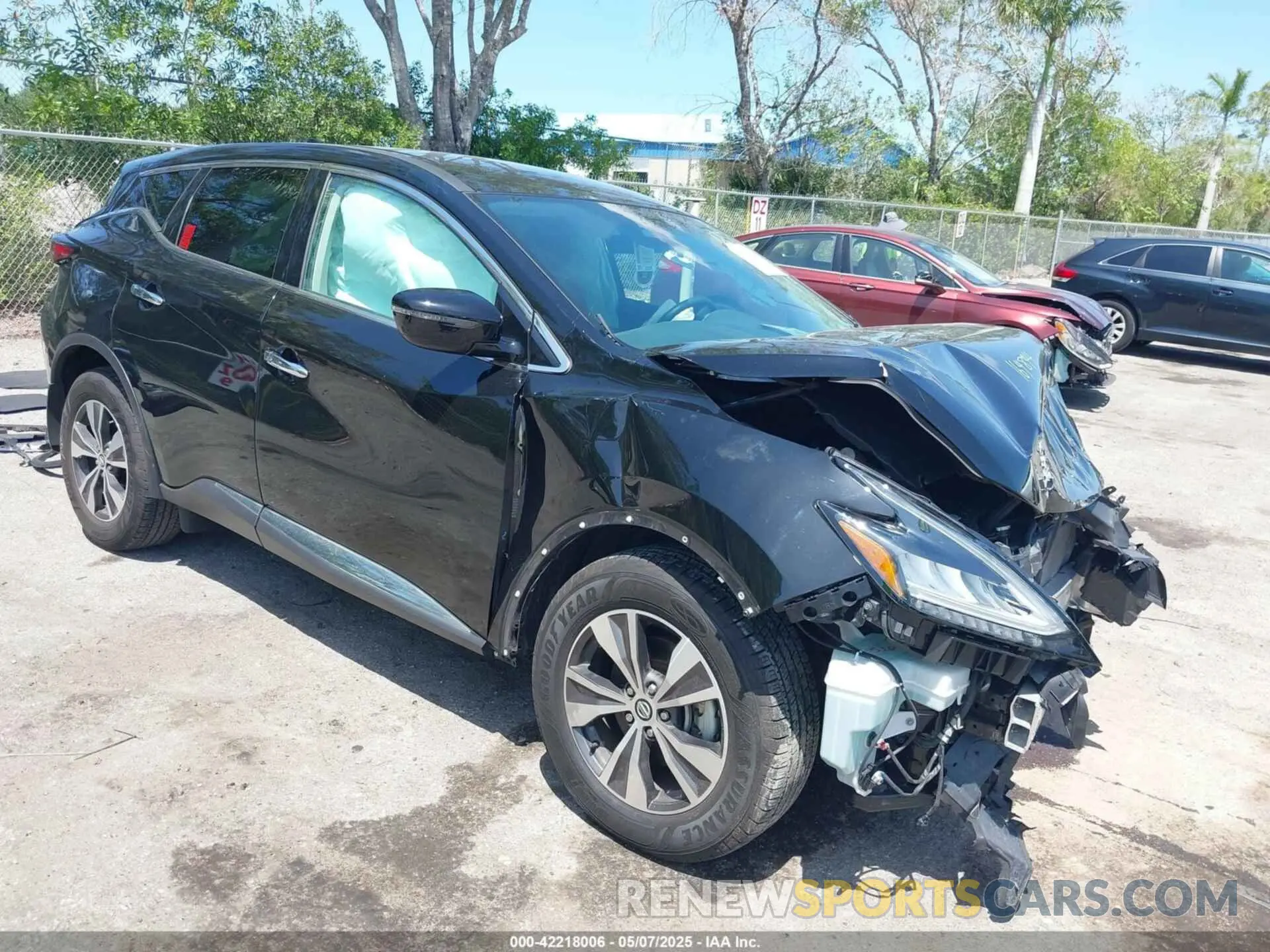 1 Photograph of a damaged car 5N1AZ2AJ3LN164844 NISSAN MURANO 2020