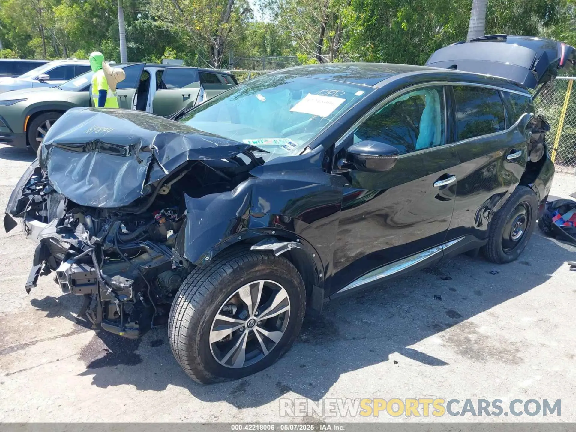 2 Photograph of a damaged car 5N1AZ2AJ3LN164844 NISSAN MURANO 2020