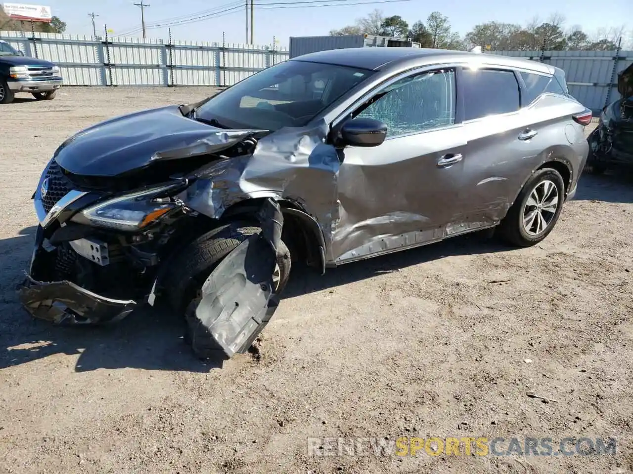 1 Photograph of a damaged car 5N1AZ2AJ4LN153352 NISSAN MURANO 2020