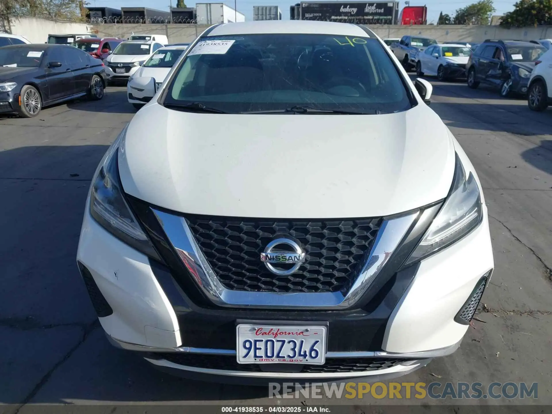 12 Photograph of a damaged car 5N1AZ2AJ5LN138052 NISSAN MURANO 2020