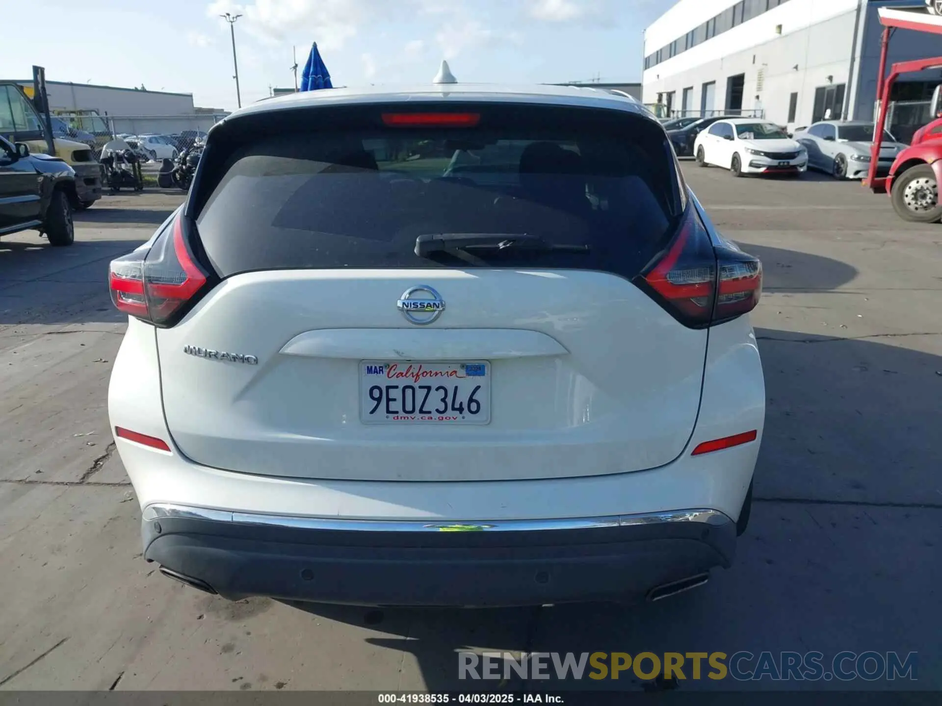16 Photograph of a damaged car 5N1AZ2AJ5LN138052 NISSAN MURANO 2020