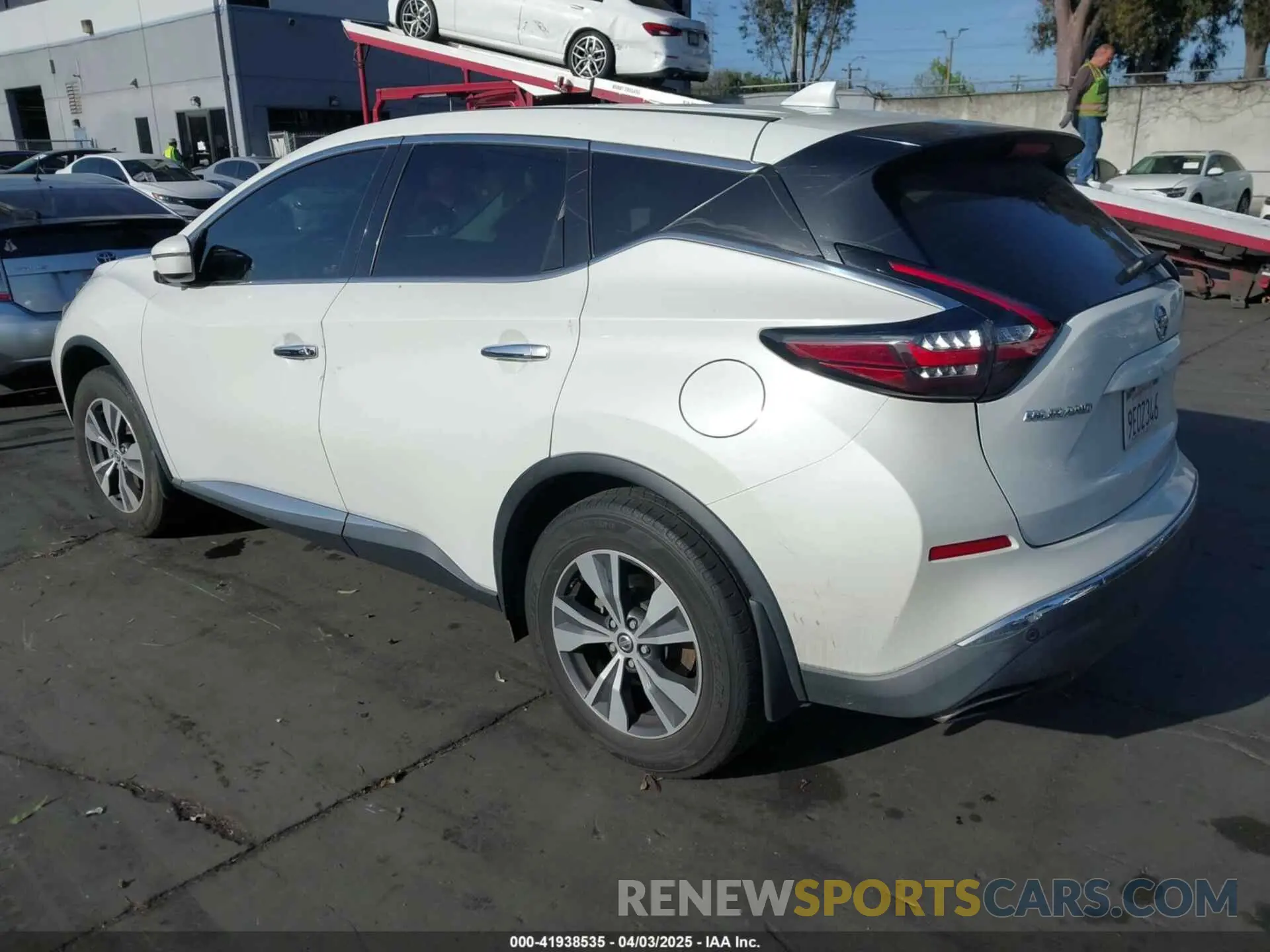 3 Photograph of a damaged car 5N1AZ2AJ5LN138052 NISSAN MURANO 2020