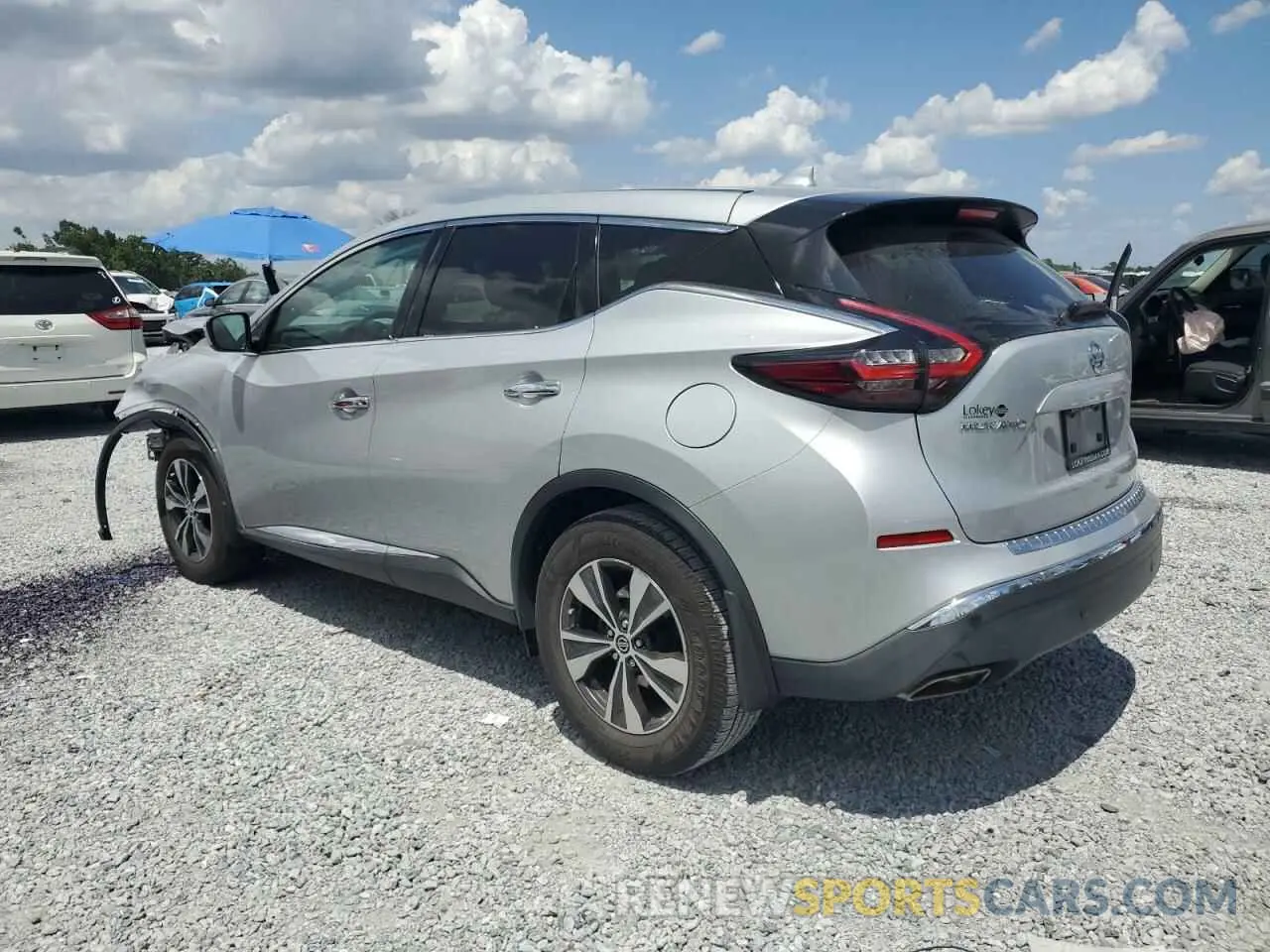 2 Photograph of a damaged car 5N1AZ2AJ5LN148208 NISSAN MURANO 2020