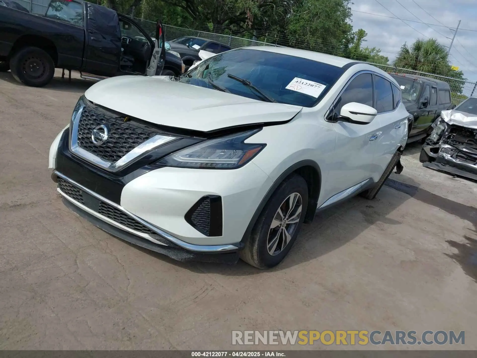 2 Photograph of a damaged car 5N1AZ2AJ6LN163493 NISSAN MURANO 2020
