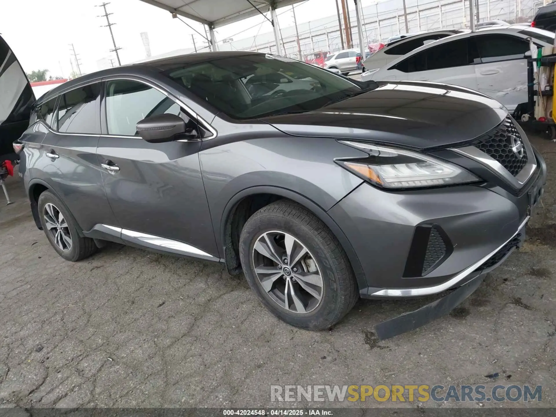 1 Photograph of a damaged car 5N1AZ2AJ7LN158755 NISSAN MURANO 2020