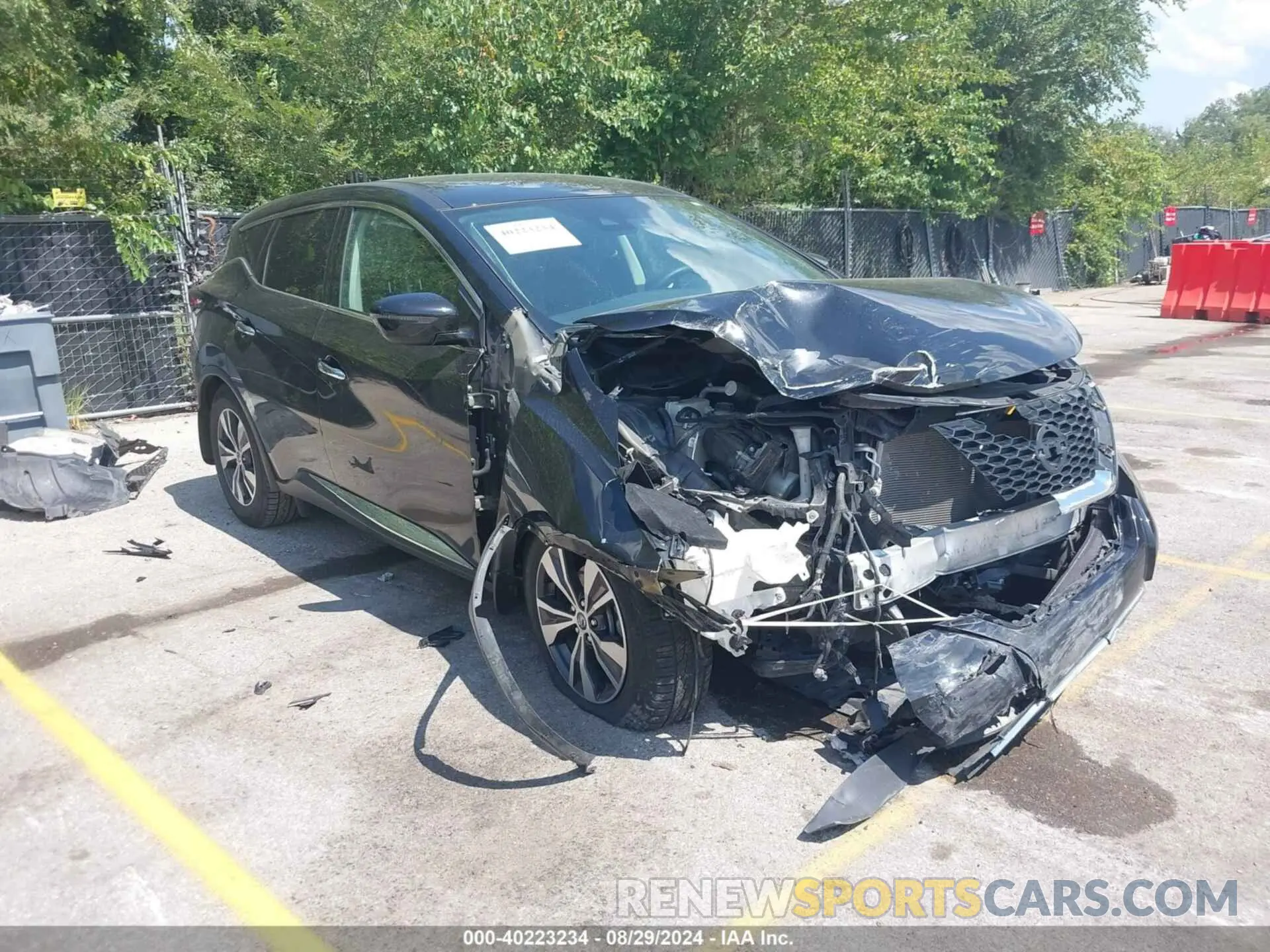 1 Photograph of a damaged car 5N1AZ2AJ9LN174035 NISSAN MURANO 2020