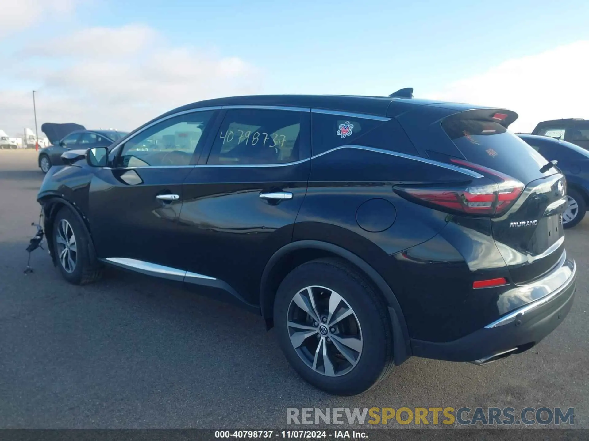 3 Photograph of a damaged car 5N1AZ2AS1LN172482 NISSAN MURANO 2020