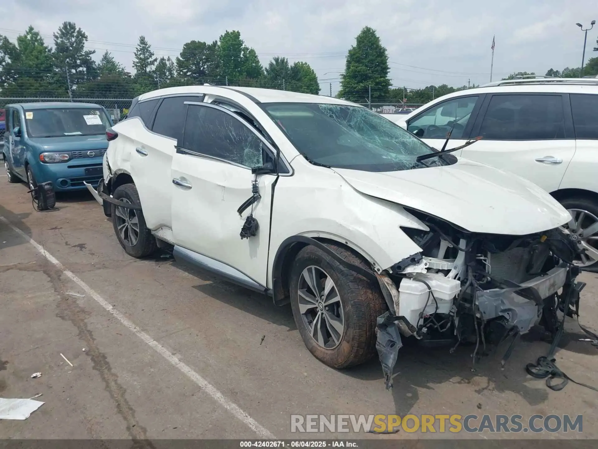 1 Photograph of a damaged car 5N1AZ2AS4LN160665 NISSAN MURANO 2020