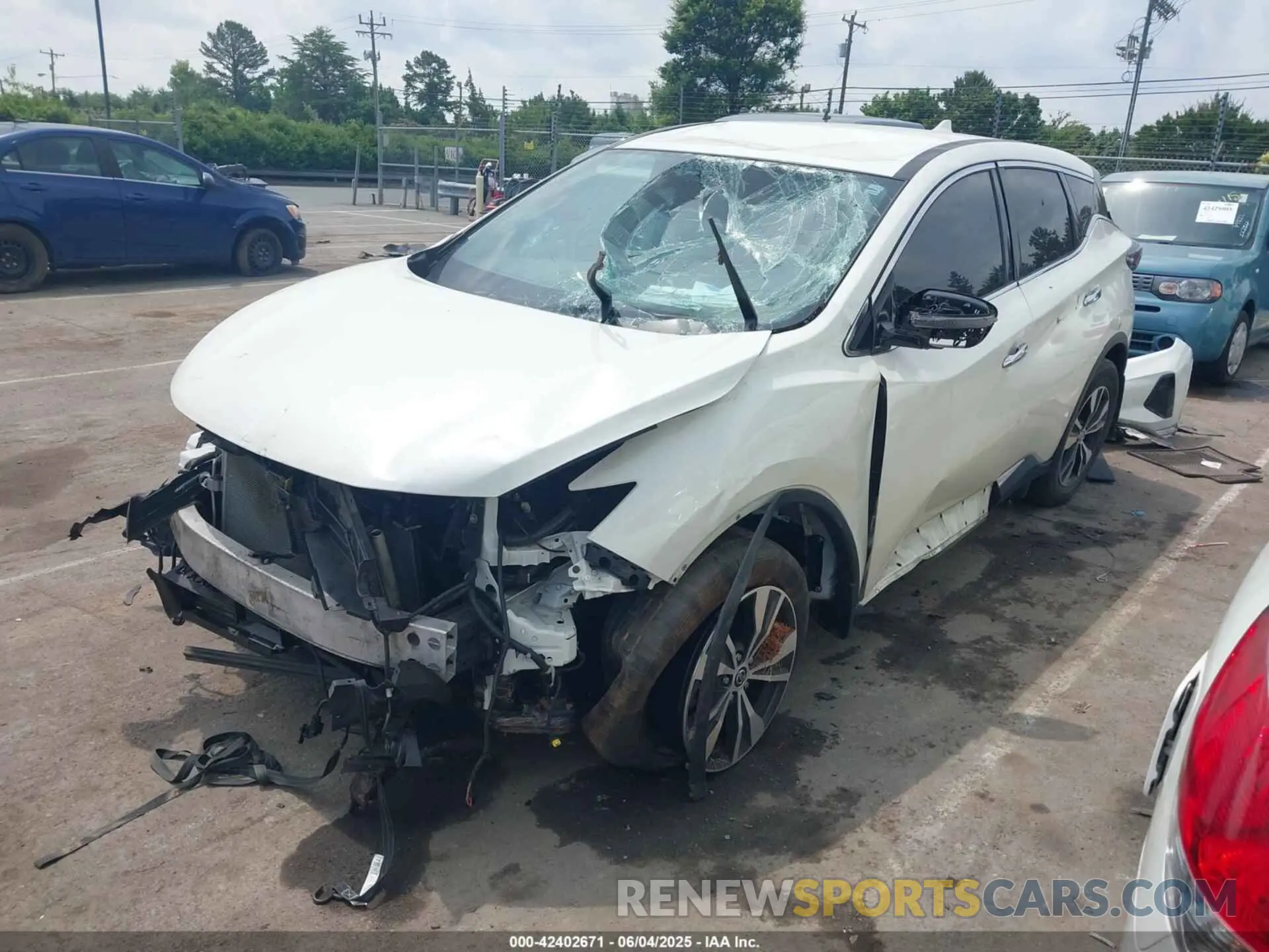 2 Photograph of a damaged car 5N1AZ2AS4LN160665 NISSAN MURANO 2020