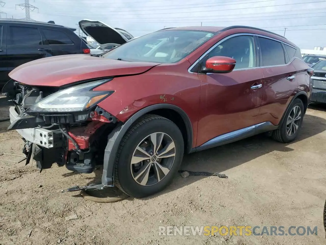 1 Photograph of a damaged car 5N1AZ2BJ0LN106348 NISSAN MURANO 2020