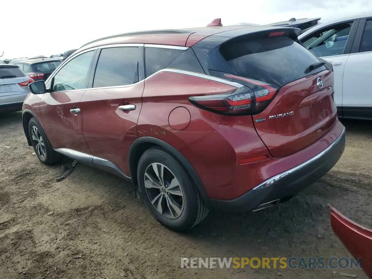 2 Photograph of a damaged car 5N1AZ2BJ0LN106348 NISSAN MURANO 2020