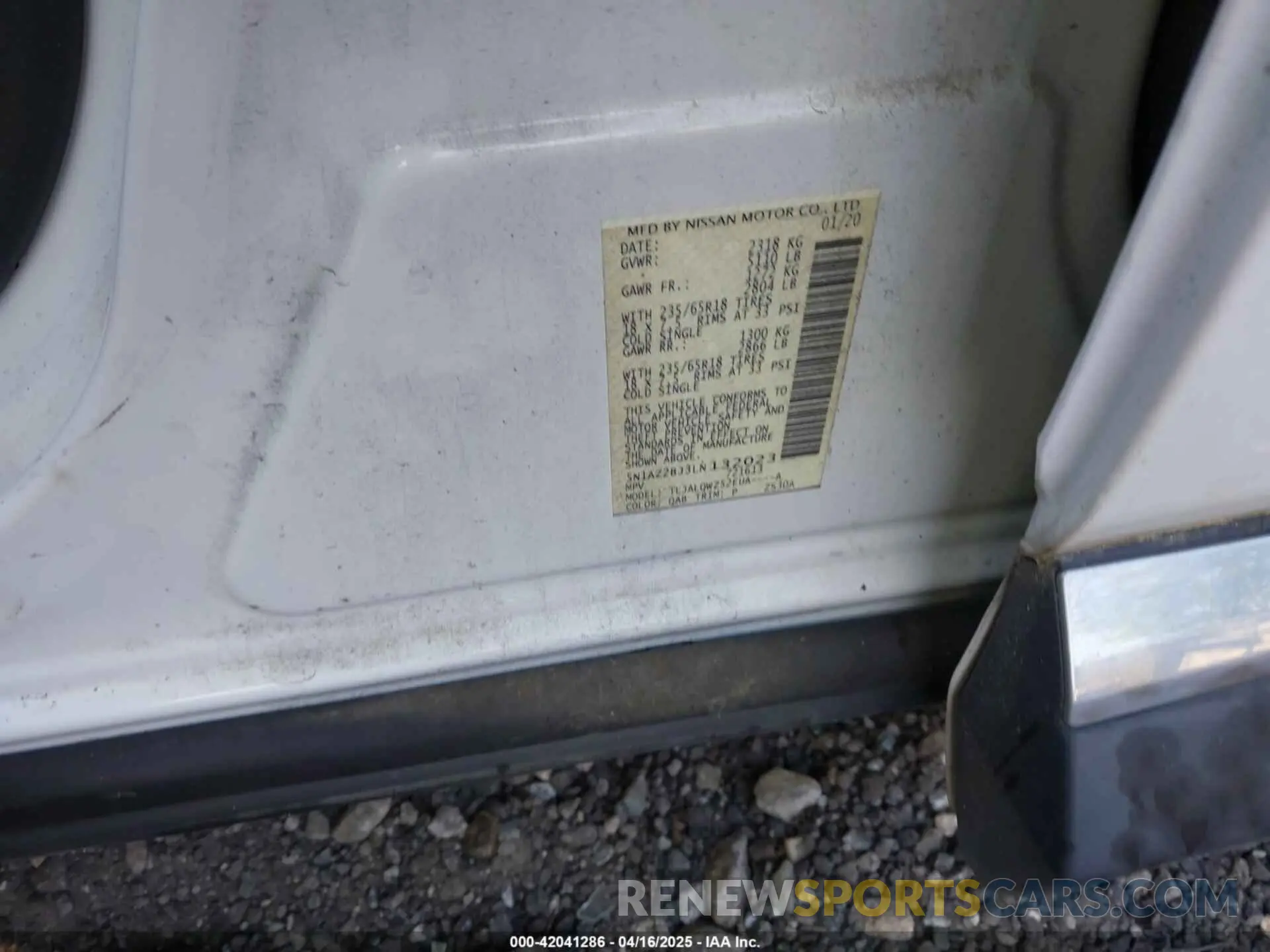 9 Photograph of a damaged car 5N1AZ2BJ3LN132023 NISSAN MURANO 2020