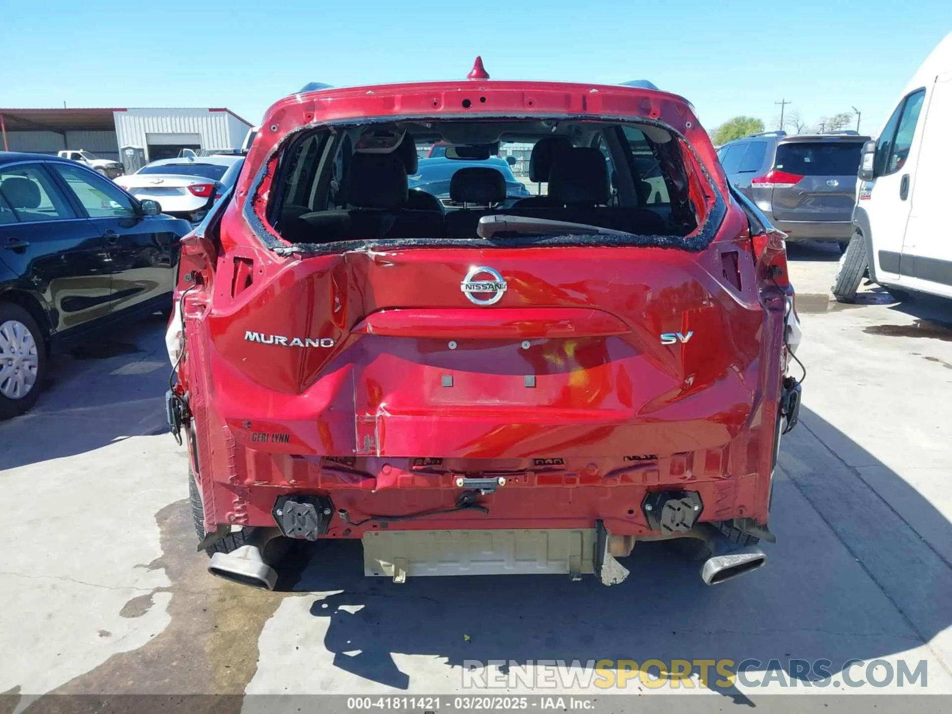17 Photograph of a damaged car 5N1AZ2BJ3LN162235 NISSAN MURANO 2020
