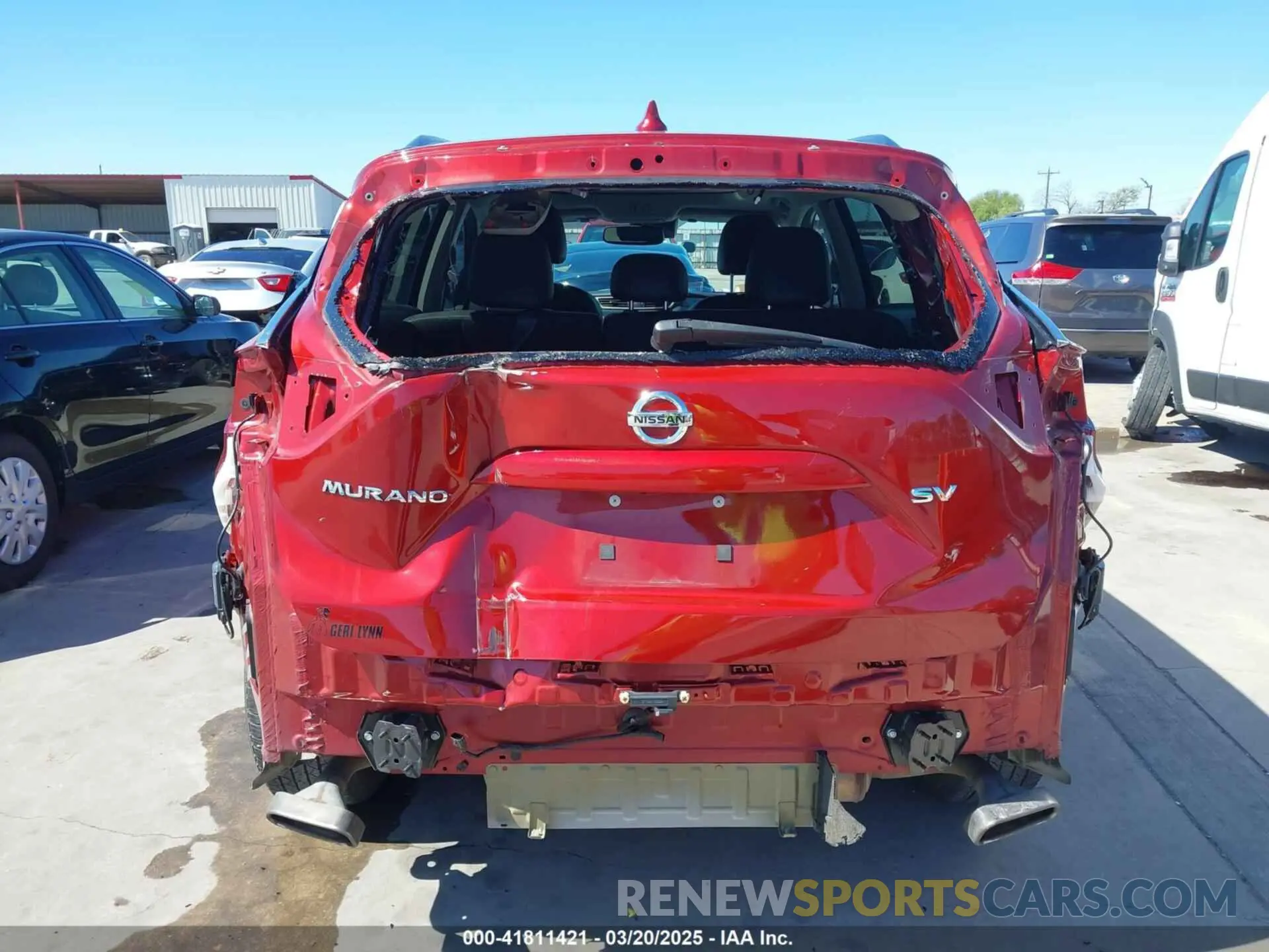 6 Photograph of a damaged car 5N1AZ2BJ3LN162235 NISSAN MURANO 2020