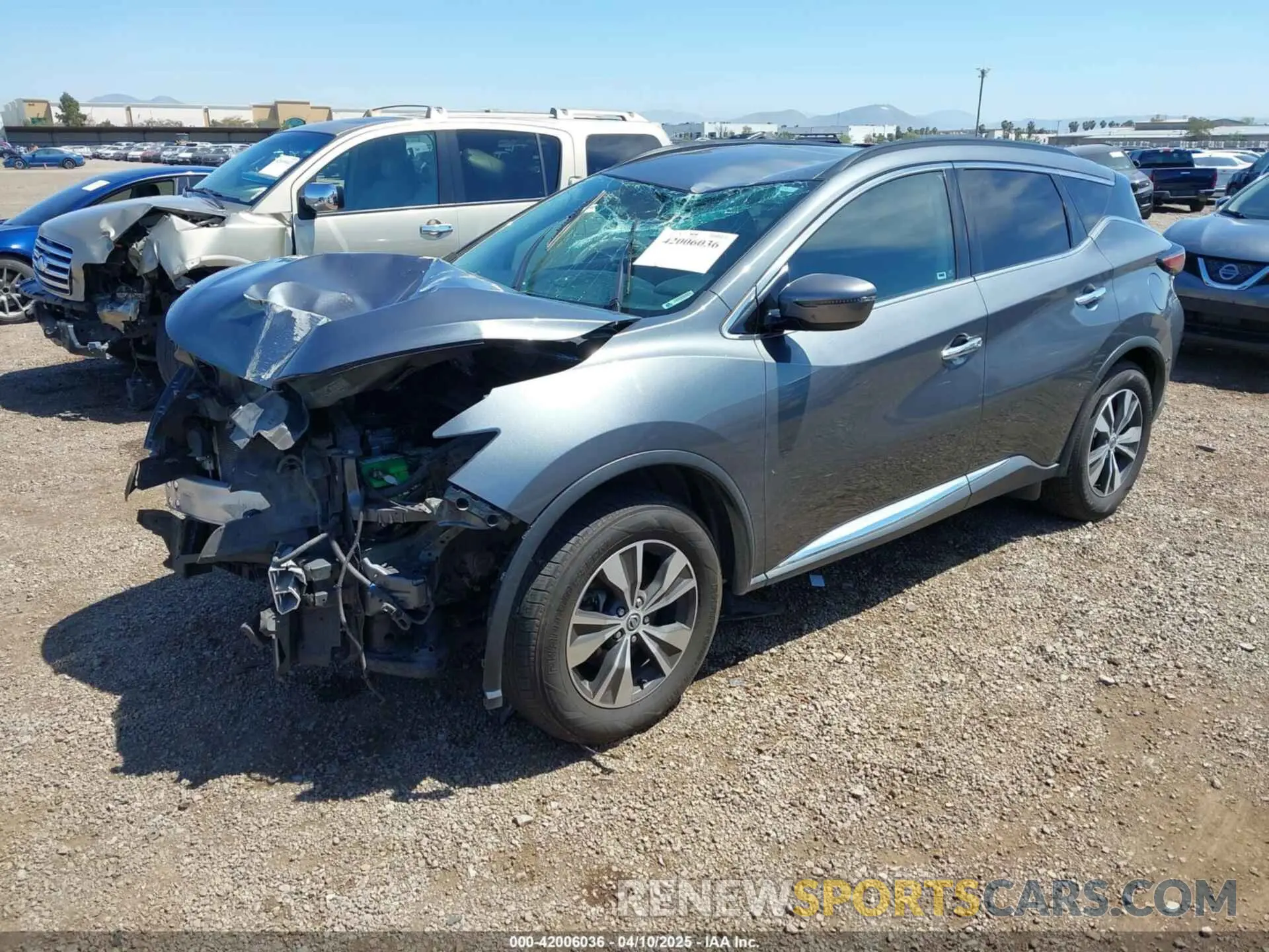 2 Photograph of a damaged car 5N1AZ2BS2LN105890 NISSAN MURANO 2020