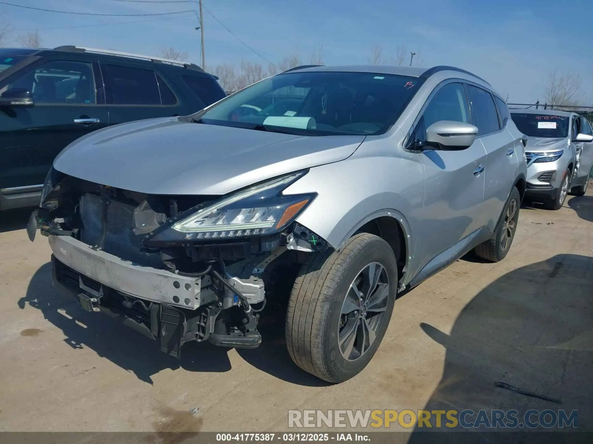 2 Photograph of a damaged car 5N1AZ2BS7LN124449 NISSAN MURANO 2020