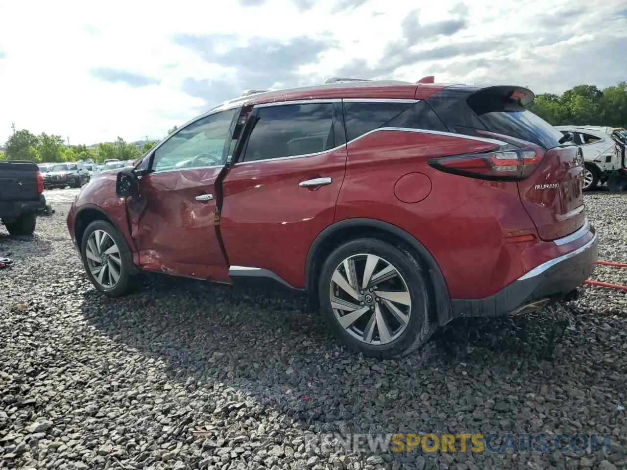 2 Photograph of a damaged car 5N1AZ2CJ2LN151712 NISSAN MURANO 2020