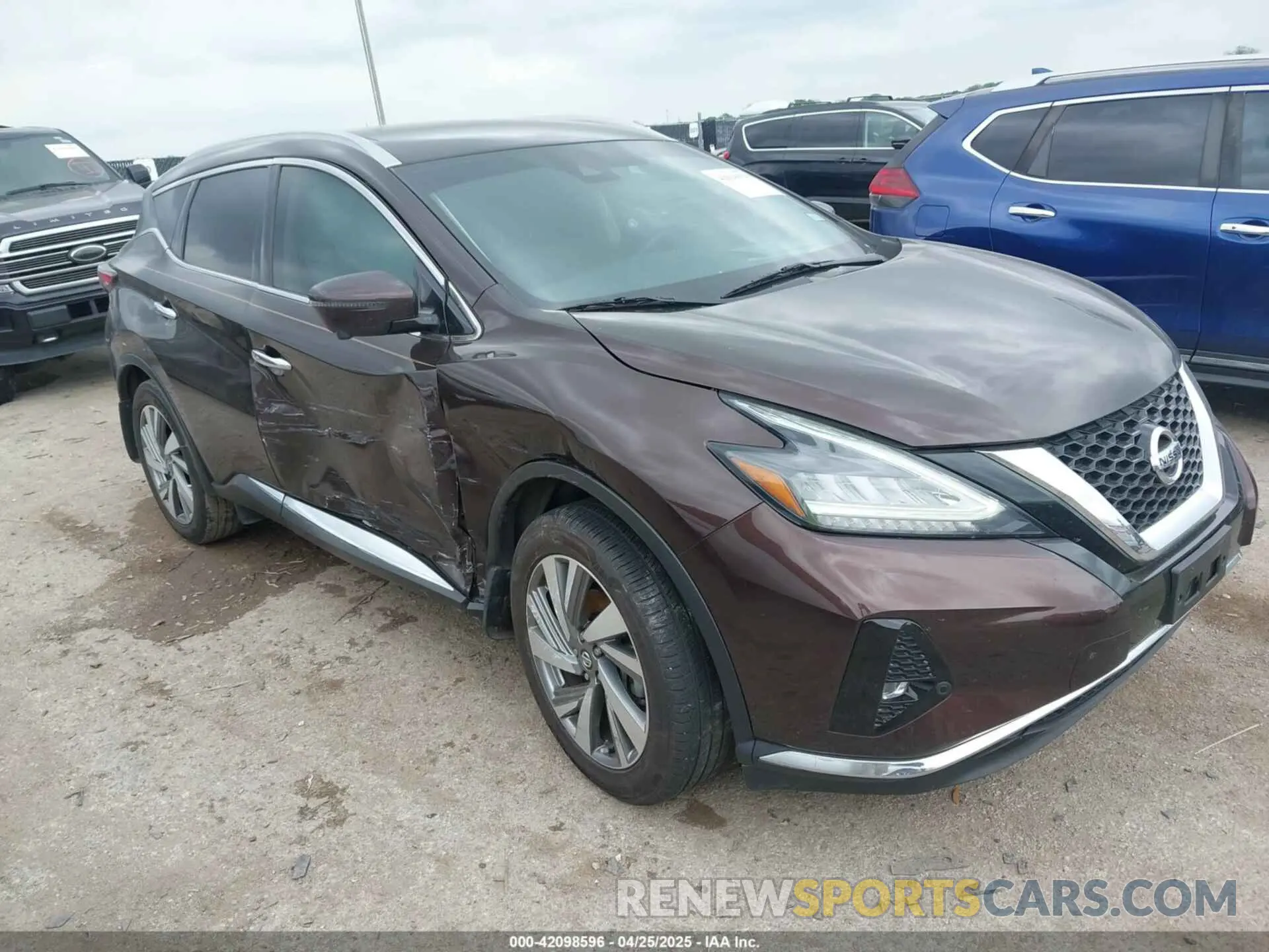 1 Photograph of a damaged car 5N1AZ2CJ8LN128516 NISSAN MURANO 2020