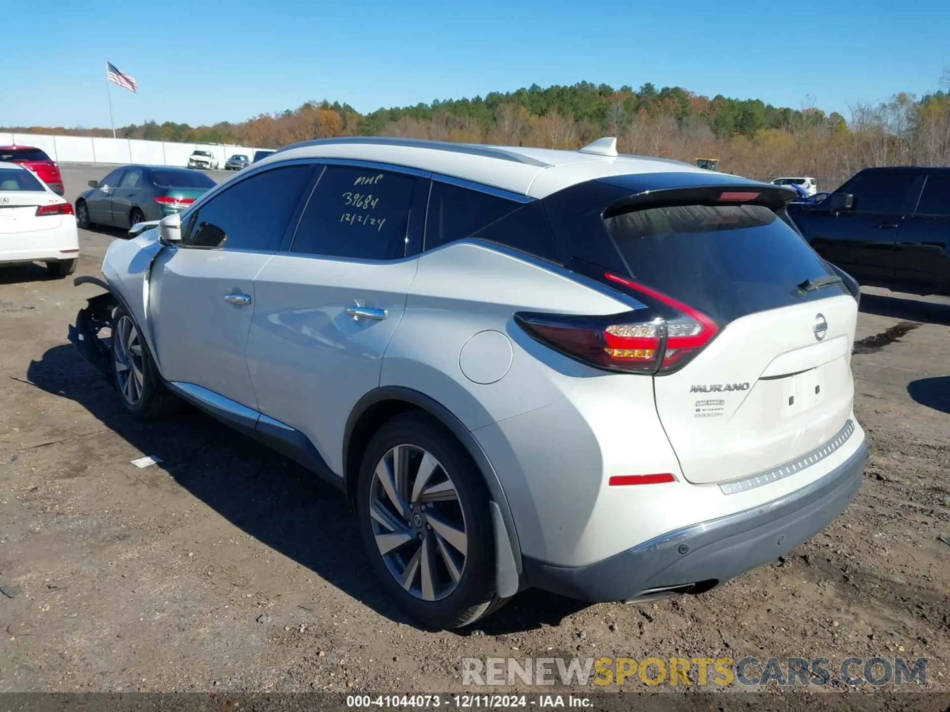 3 Photograph of a damaged car 5N1AZ2CJ9LN130579 NISSAN MURANO 2020
