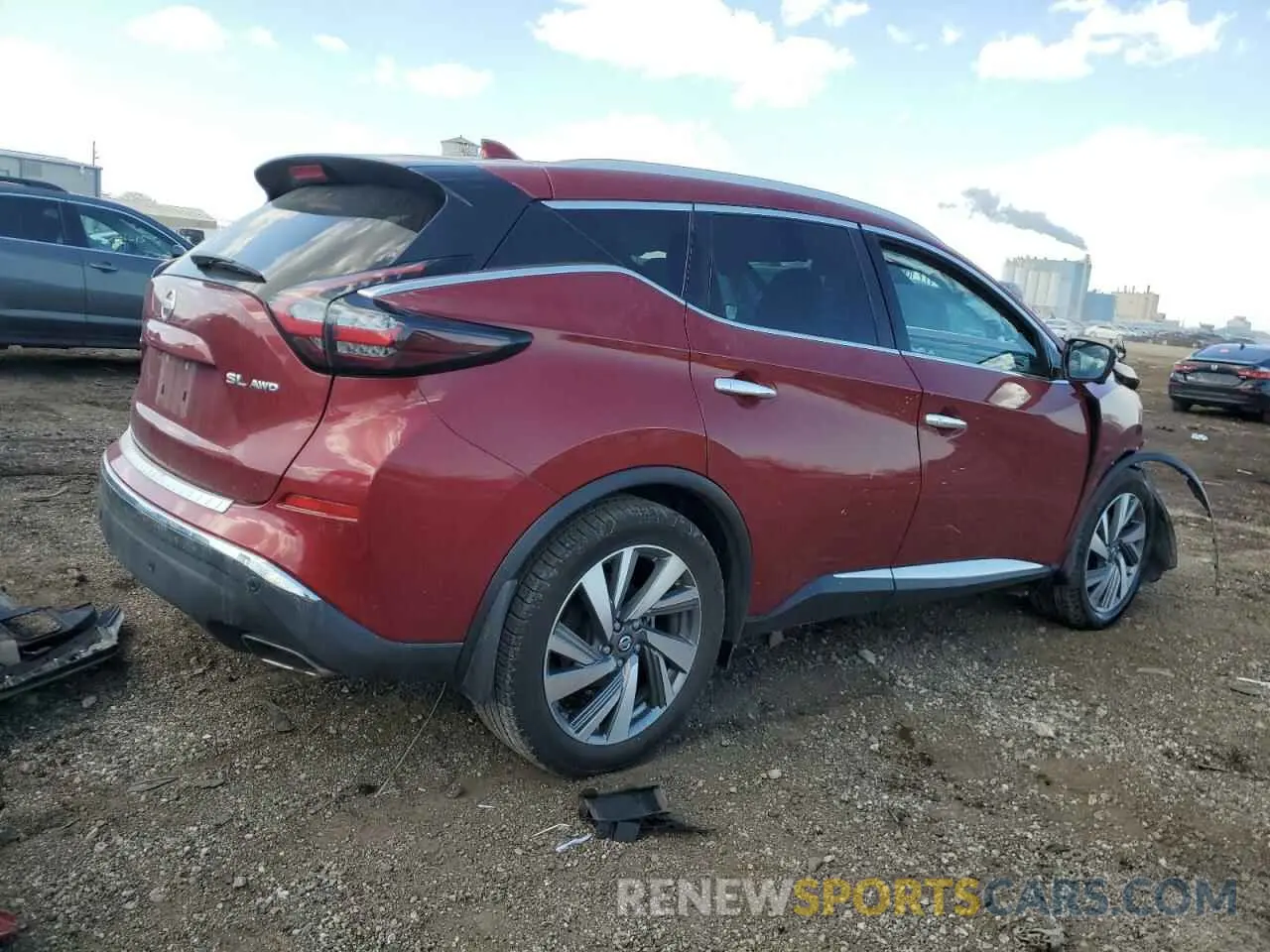 3 Photograph of a damaged car 5N1AZ2CS1LN167523 NISSAN MURANO 2020