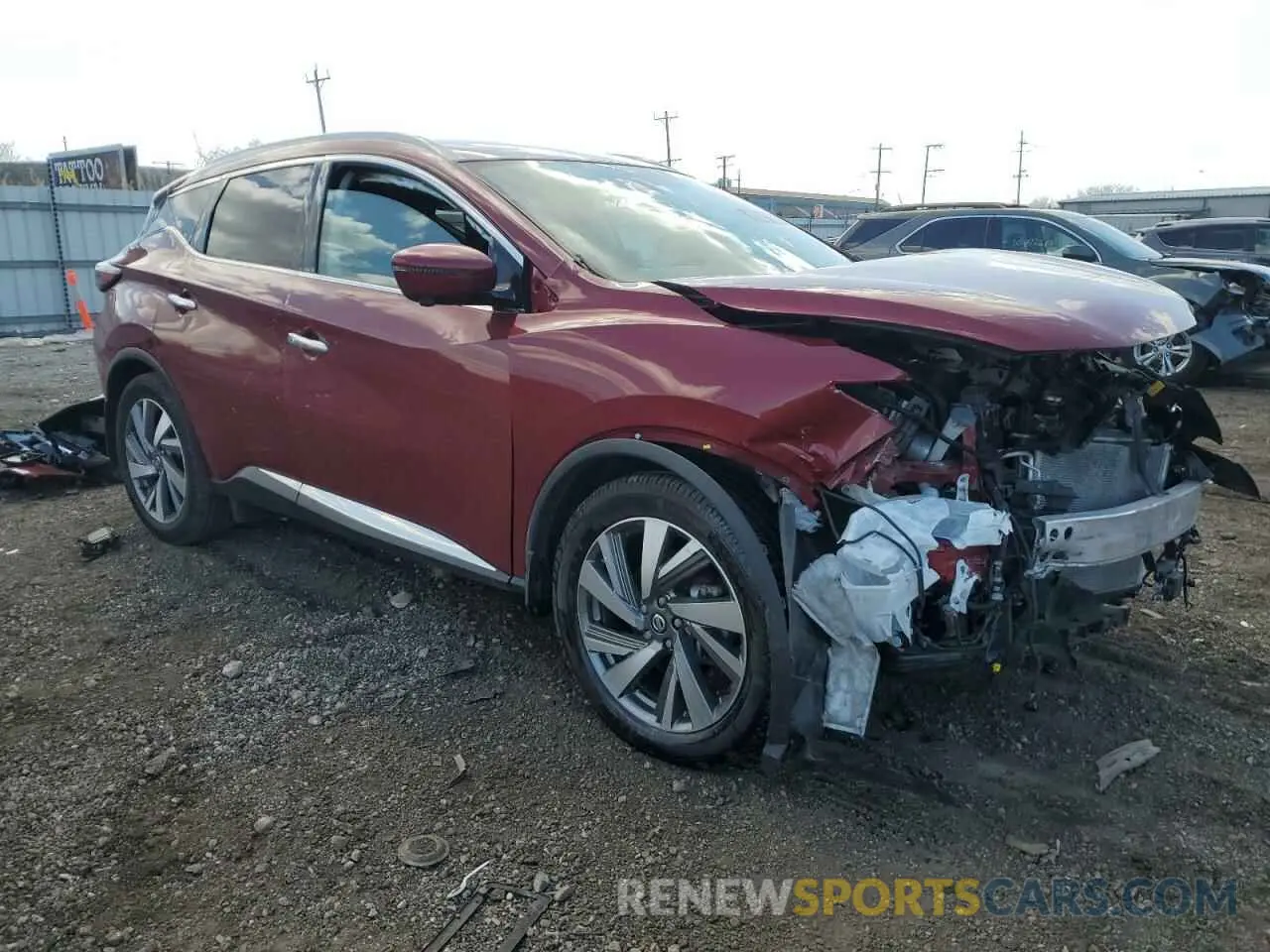 4 Photograph of a damaged car 5N1AZ2CS1LN167523 NISSAN MURANO 2020