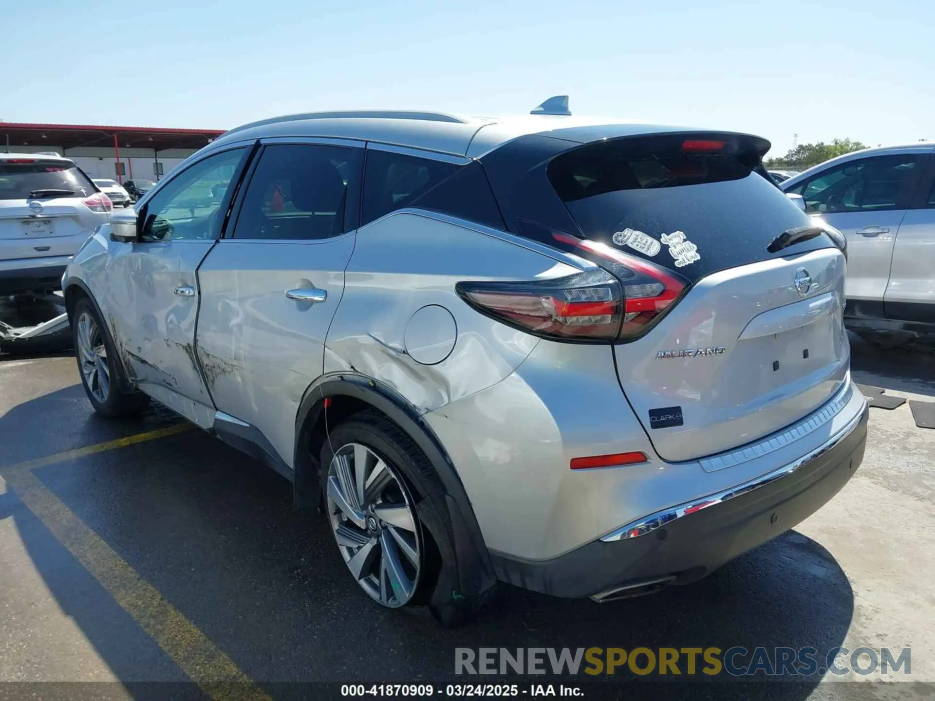 3 Photograph of a damaged car 5N1AZ2CS7LN175805 NISSAN MURANO 2020