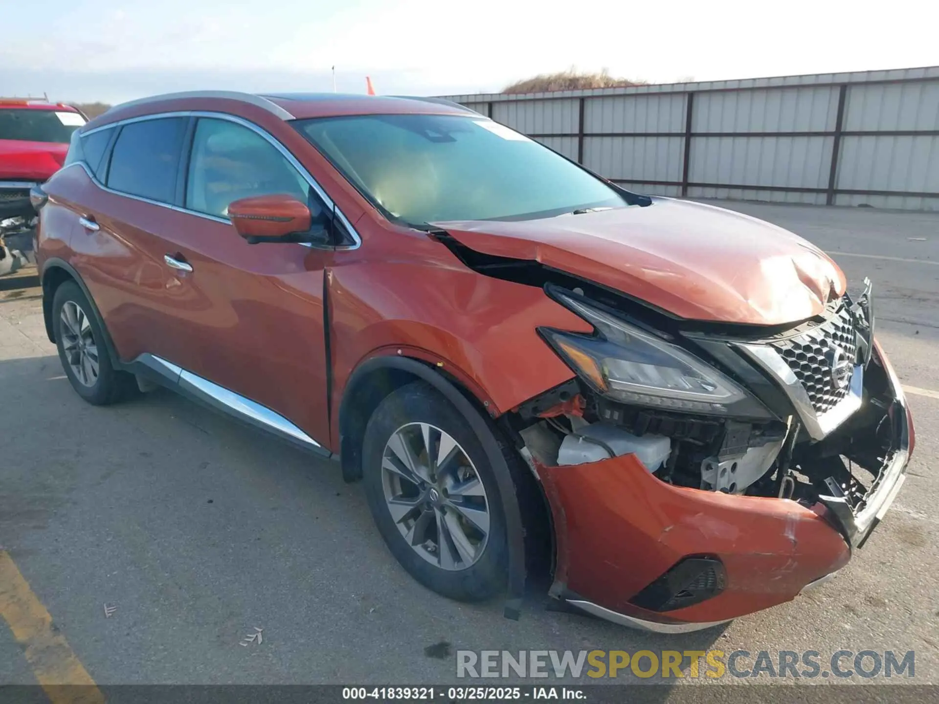 1 Photograph of a damaged car 5N1AZ2CSXLN122659 NISSAN MURANO 2020