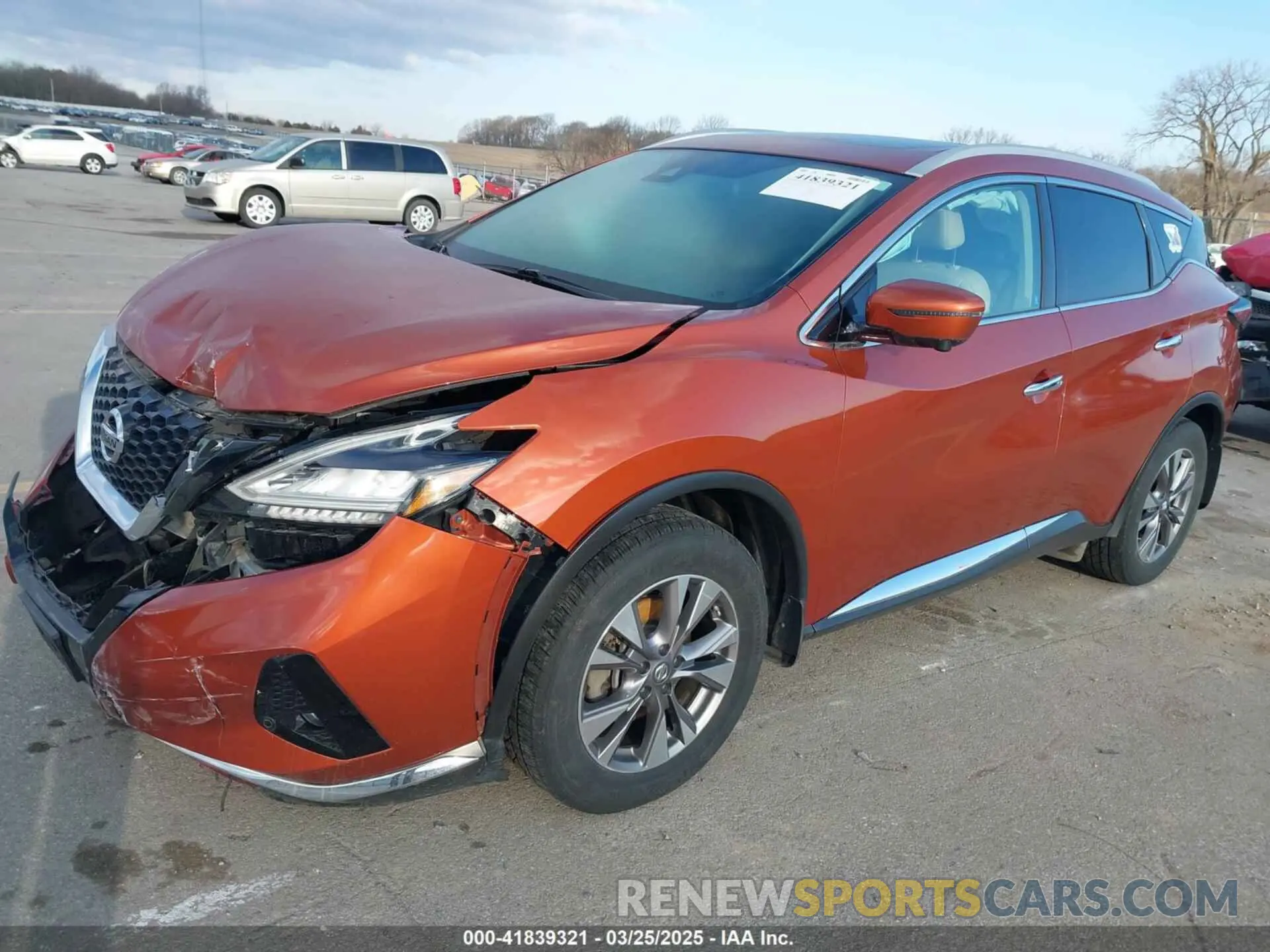 2 Photograph of a damaged car 5N1AZ2CSXLN122659 NISSAN MURANO 2020