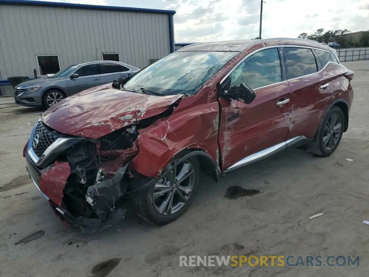1 Photograph of a damaged car 5N1AZ2DJ0LN155966 NISSAN MURANO 2020