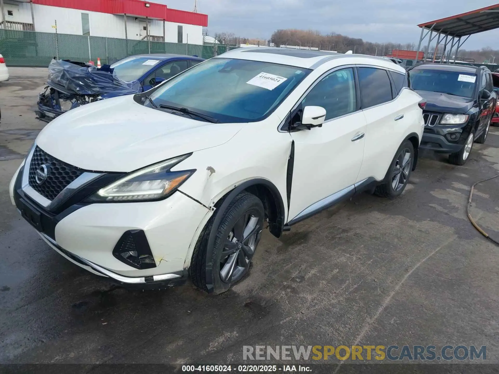 2 Photograph of a damaged car 5N1AZ2DS2LN175581 NISSAN MURANO 2020