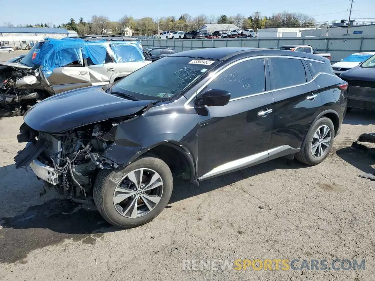 1 Photograph of a damaged car 5N1AZ2AJ0MC101052 NISSAN MURANO 2021