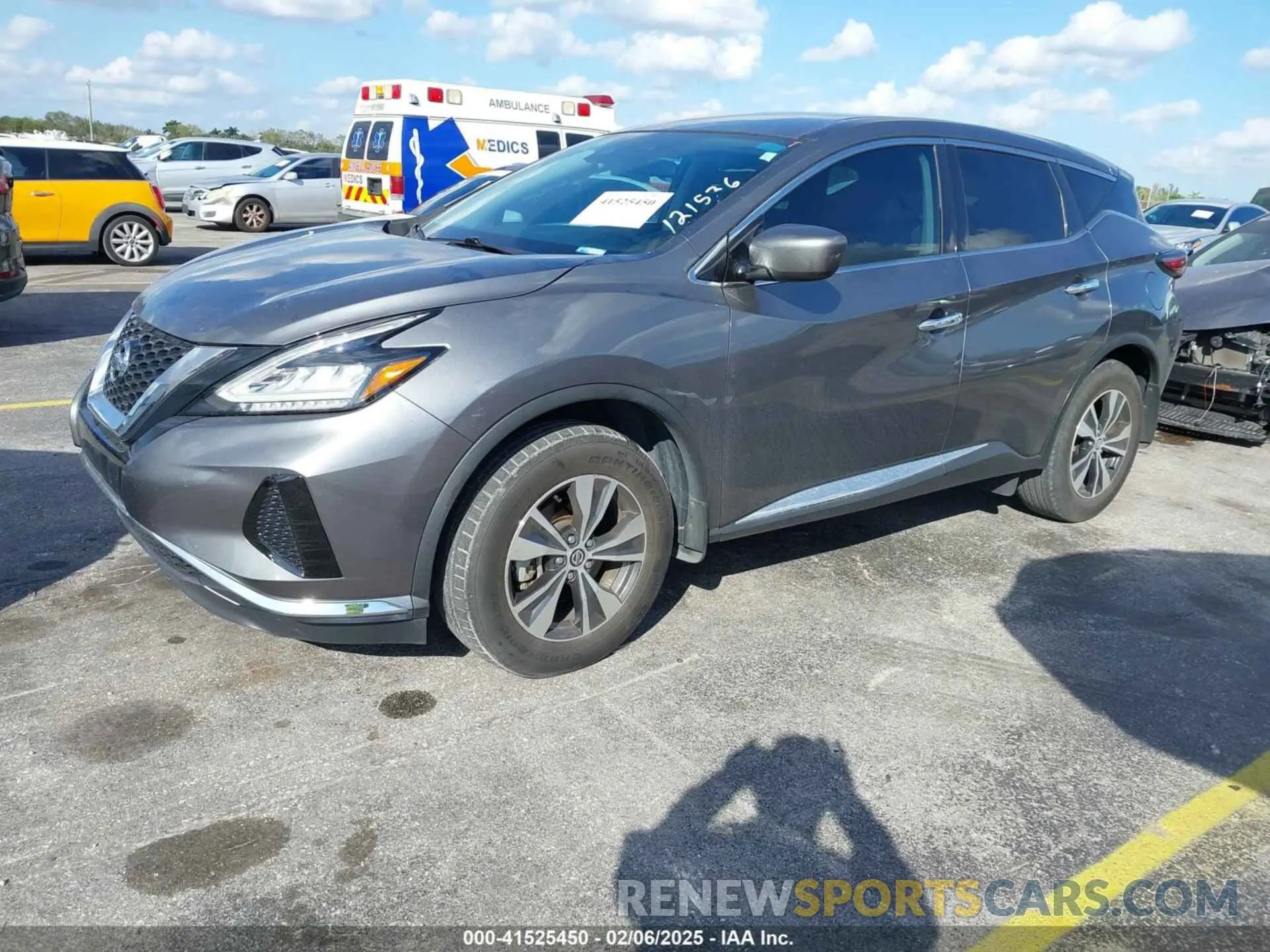 2 Photograph of a damaged car 5N1AZ2AJ1MC121536 NISSAN MURANO 2021