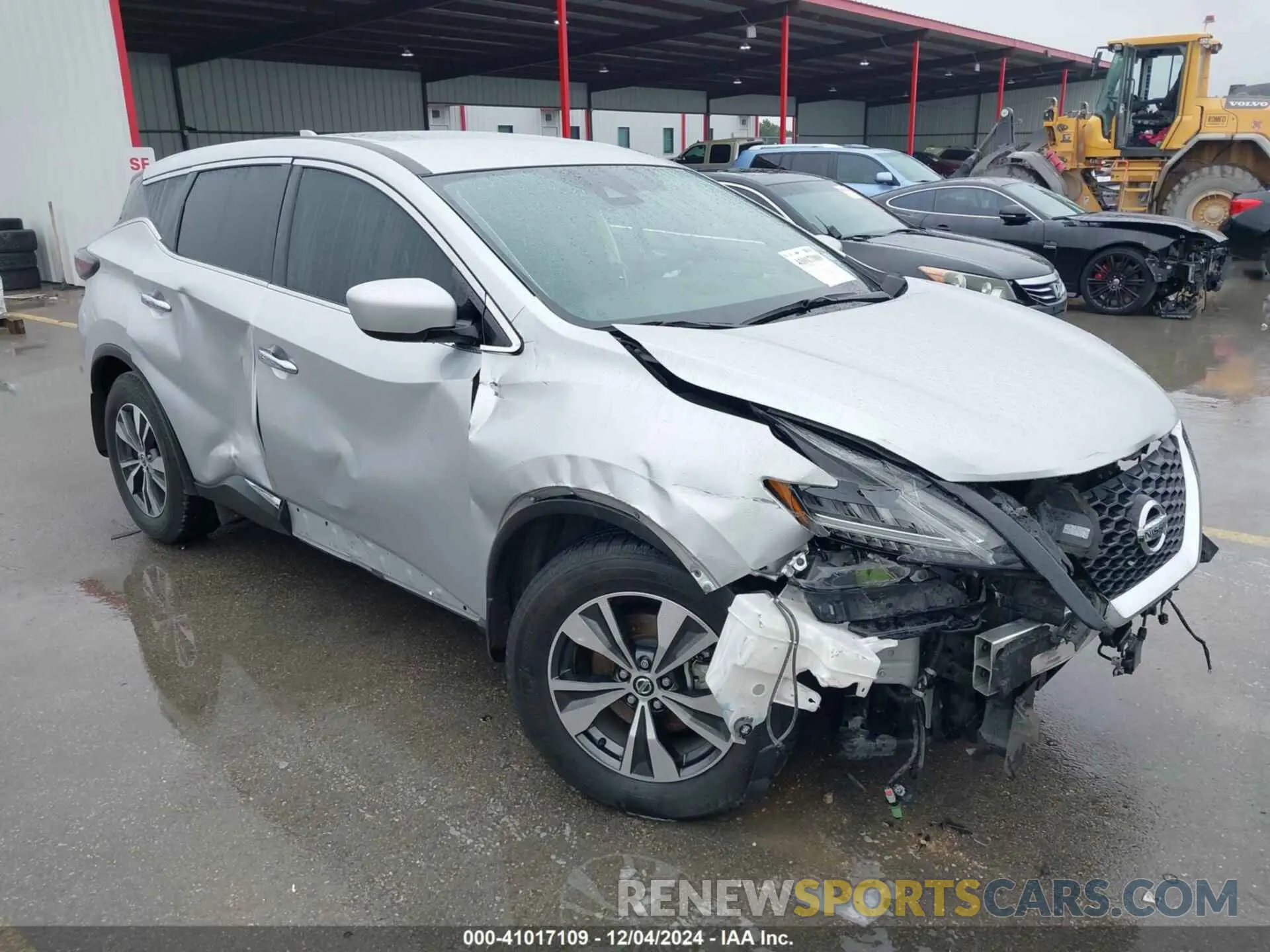 1 Photograph of a damaged car 5N1AZ2AJ2MC122453 NISSAN MURANO 2021
