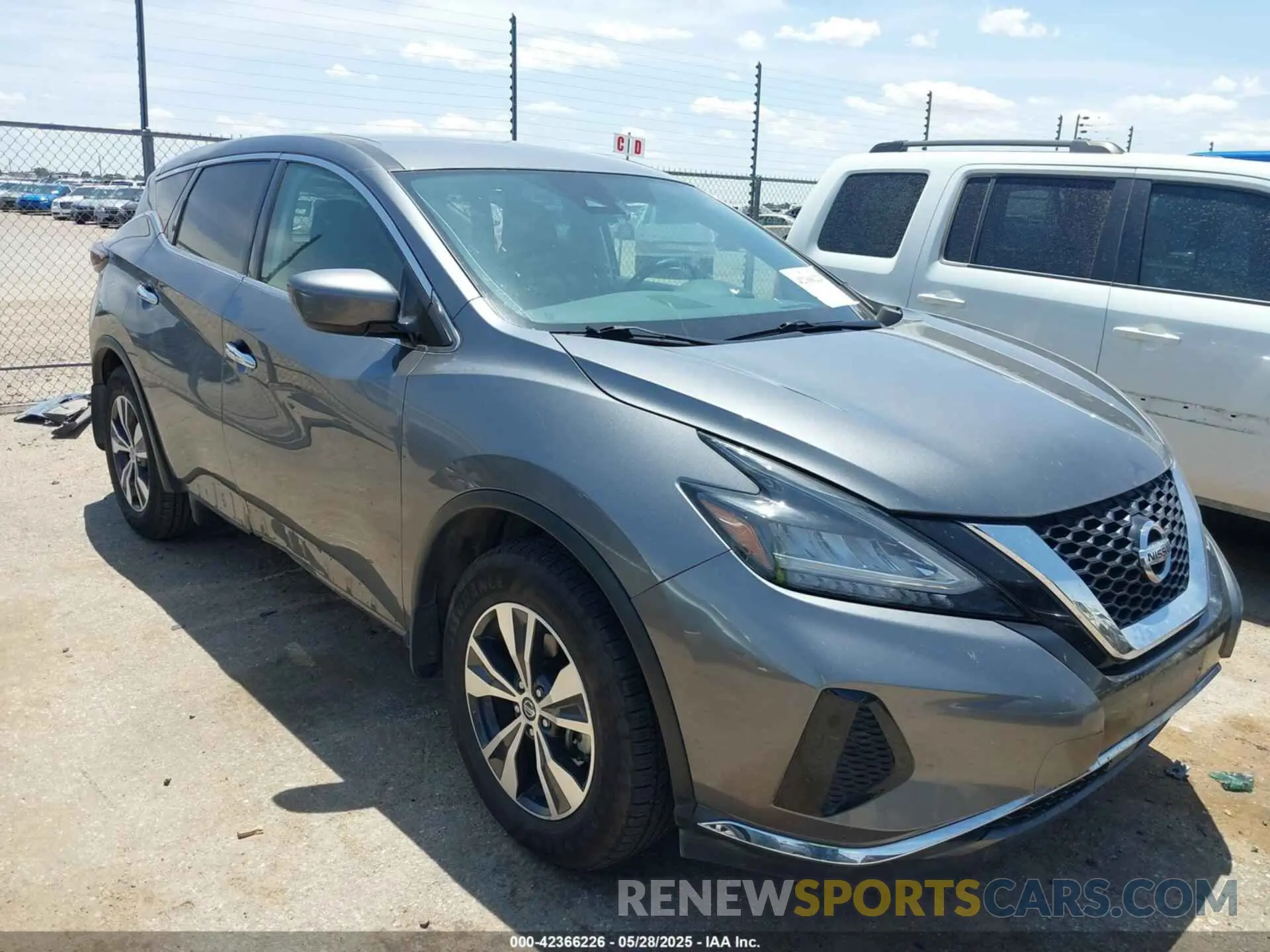 1 Photograph of a damaged car 5N1AZ2AJ3MC134921 NISSAN MURANO 2021