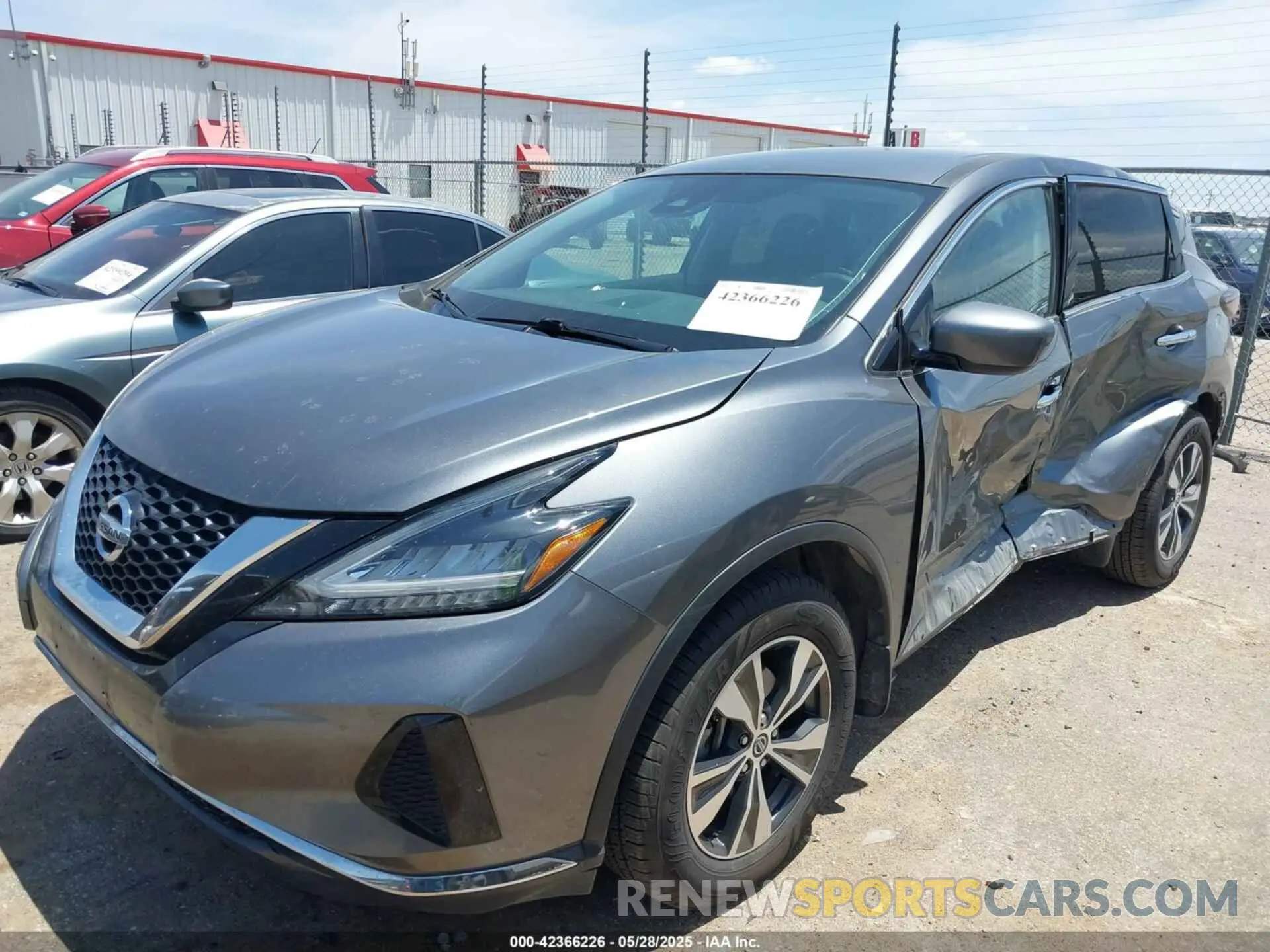 2 Photograph of a damaged car 5N1AZ2AJ3MC134921 NISSAN MURANO 2021