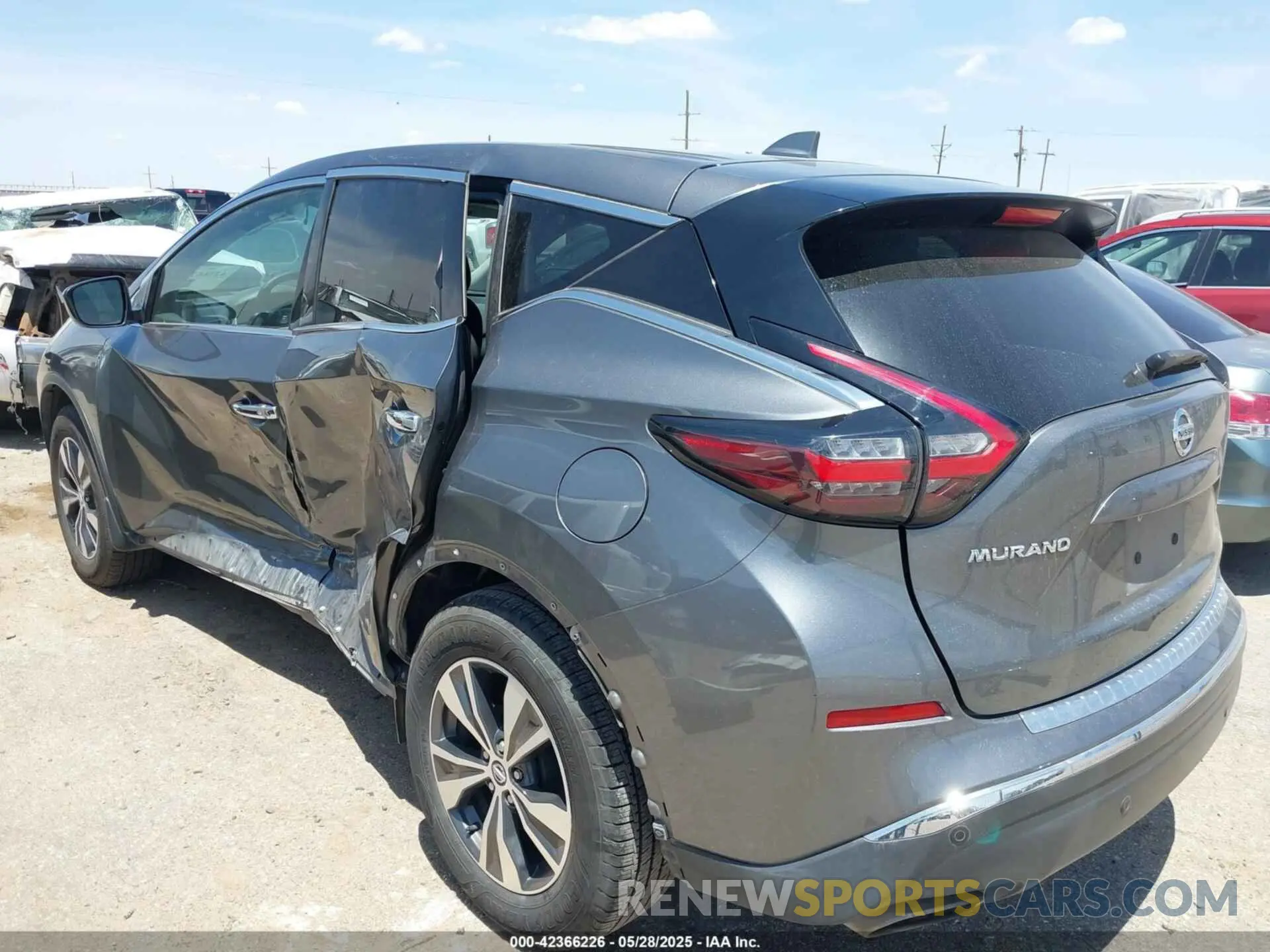 3 Photograph of a damaged car 5N1AZ2AJ3MC134921 NISSAN MURANO 2021