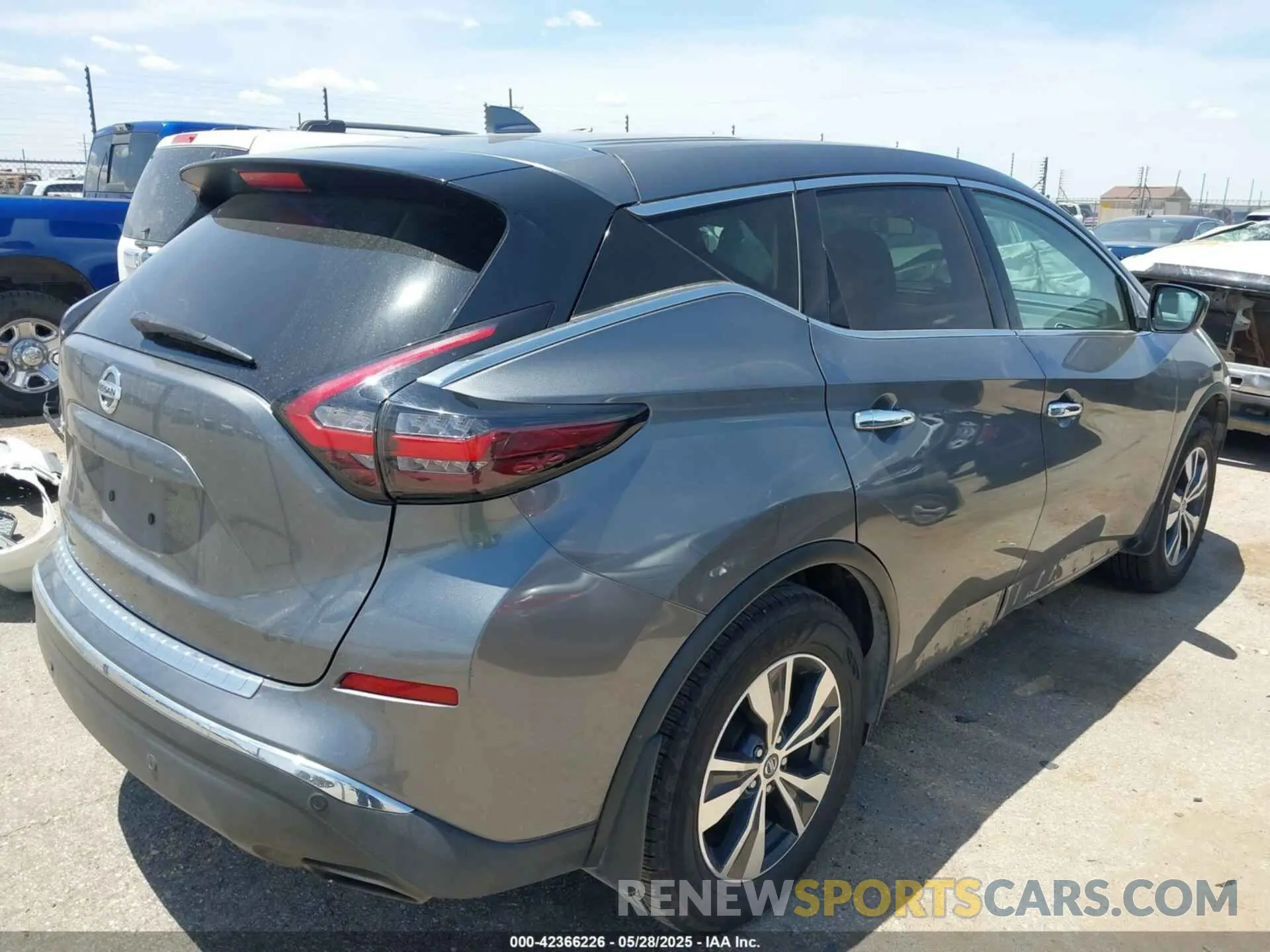 4 Photograph of a damaged car 5N1AZ2AJ3MC134921 NISSAN MURANO 2021