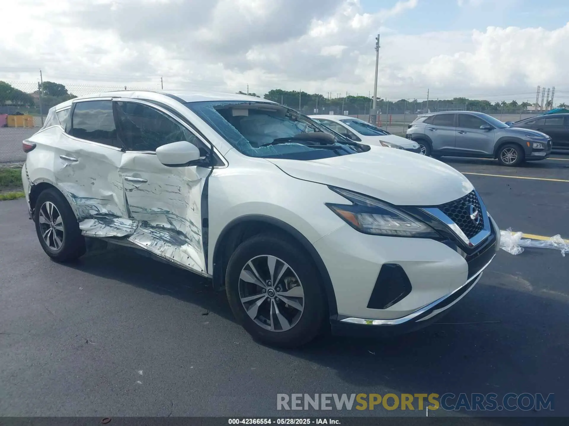1 Photograph of a damaged car 5N1AZ2AJ5MC104870 NISSAN MURANO 2021