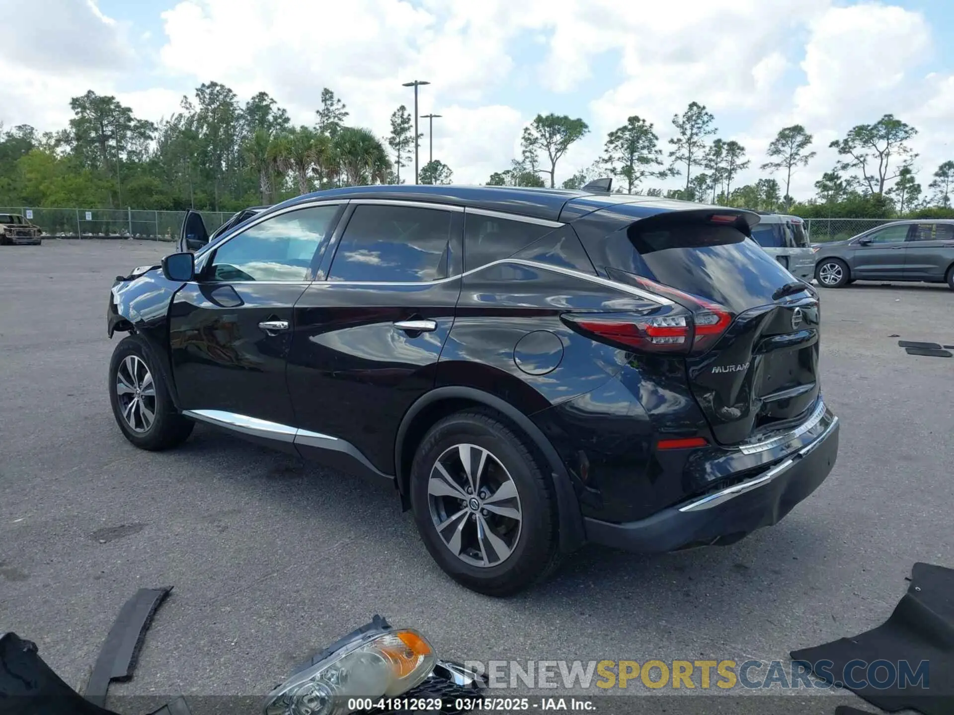 3 Photograph of a damaged car 5N1AZ2AJ5MC105095 NISSAN MURANO 2021