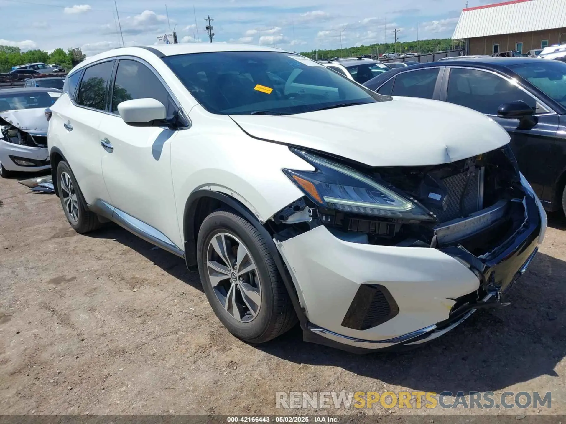 1 Photograph of a damaged car 5N1AZ2AJ5MC114332 NISSAN MURANO 2021